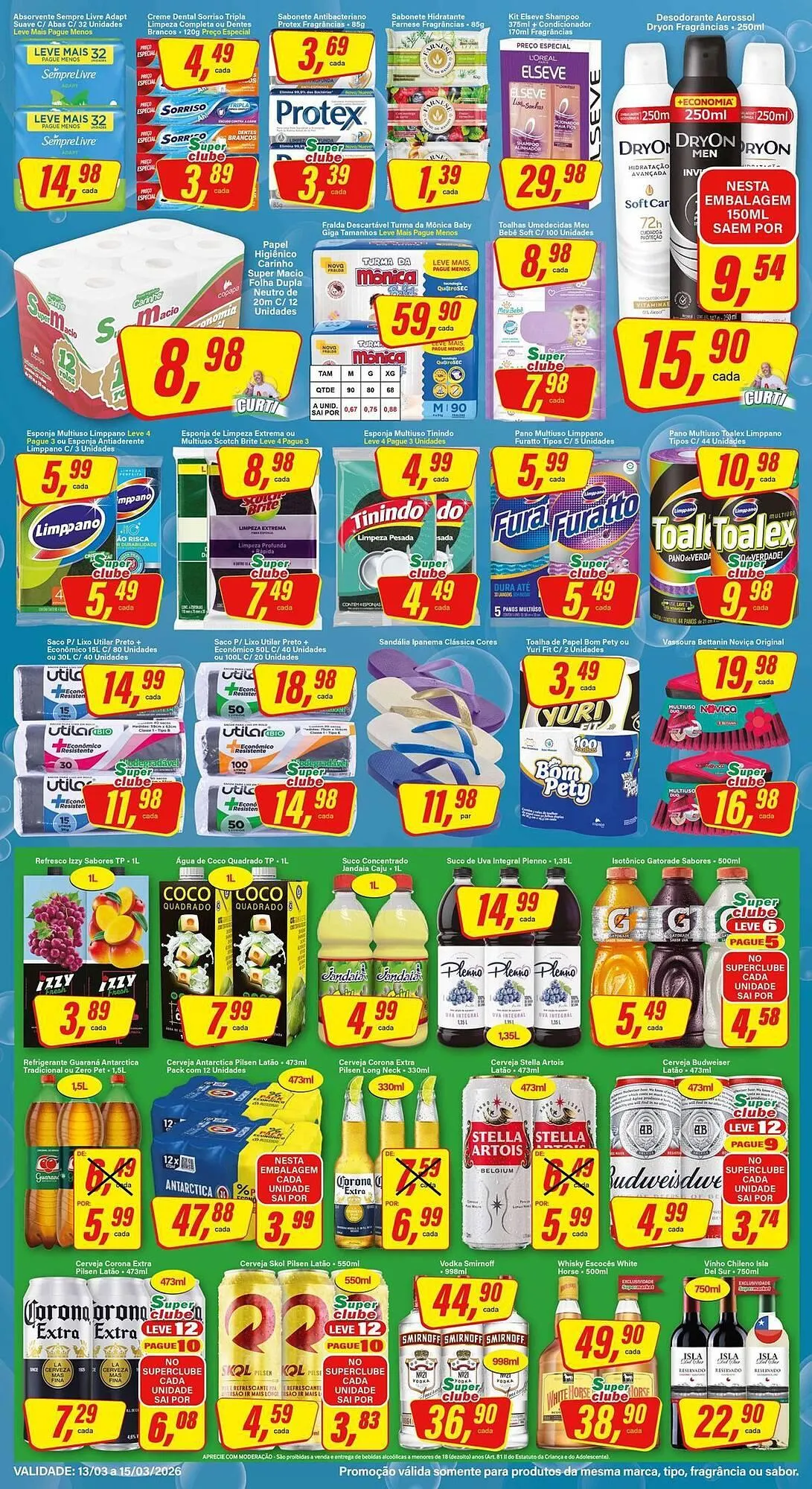Encarte de Encarte Rede Supermarket 13 de março até 15 de março 2026 - Pagina 3
