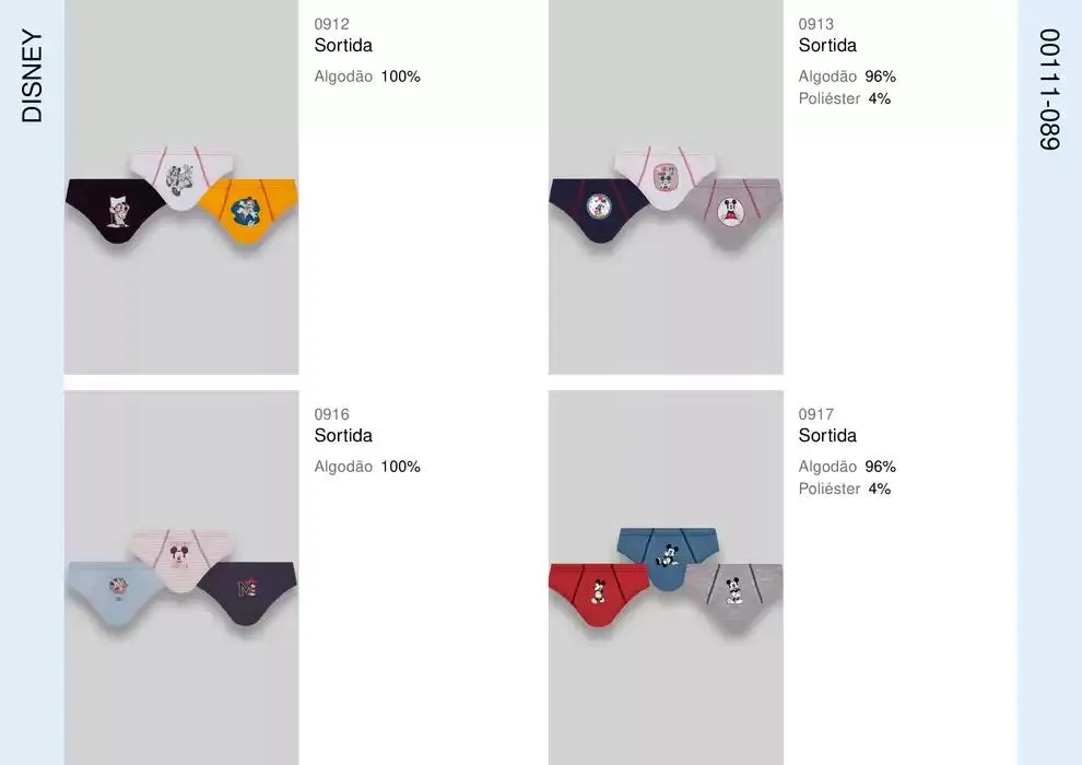 Encarte de Catálogo Underwear Kids 27 de fevereiro até 30 de junho 2025 - Pagina 93