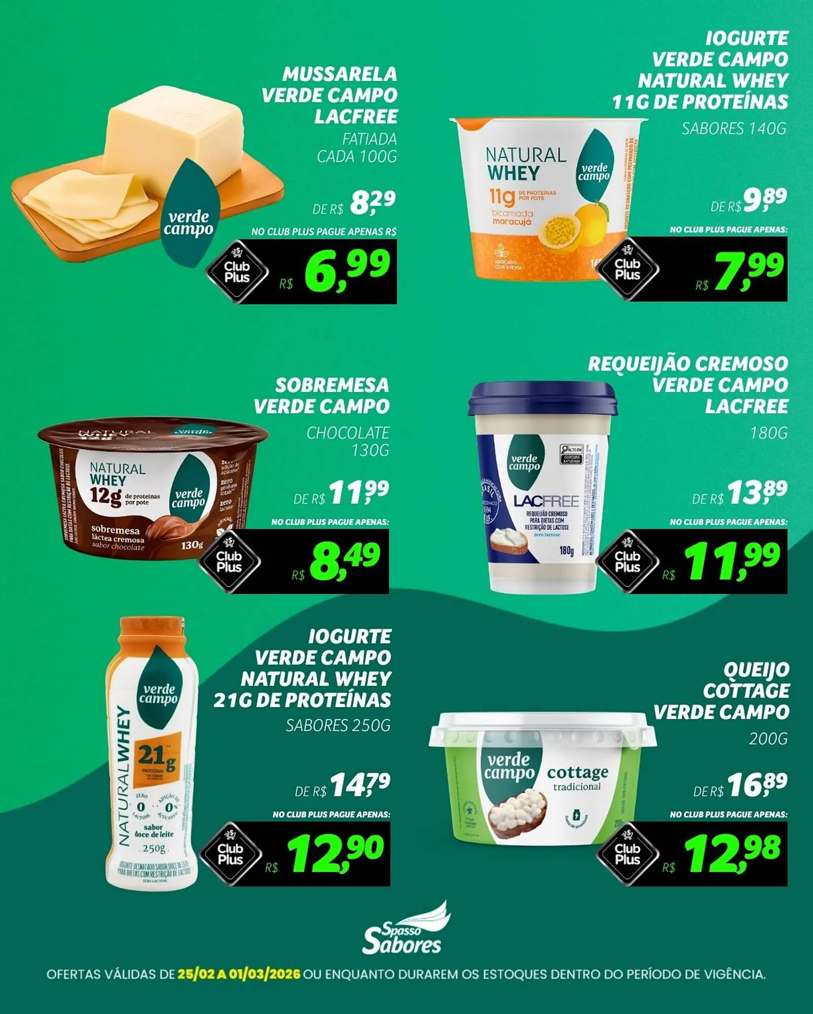 Encarte de Folheto Spasso Sabores 23 de fevereiro até 1 de março 2026 - Pagina 1