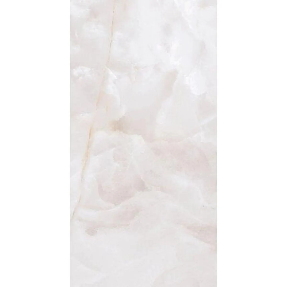 Porcelanato Esmaltado Polido 60x120cm Caixa 2,20m² Branco Onix Bianco Lux Biancogres