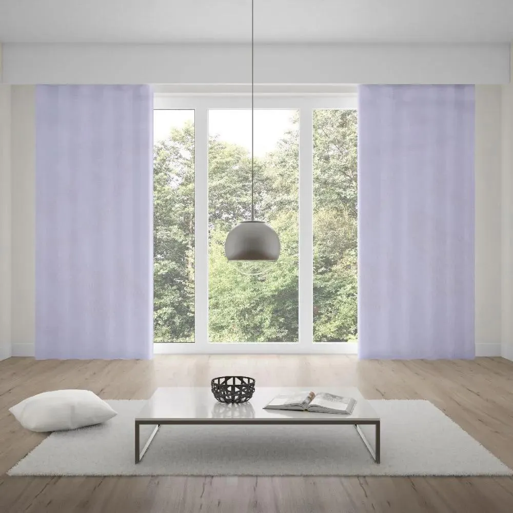 Cortina Pratika Lisa Slim 2,60X1,70M Com Forro - Branco