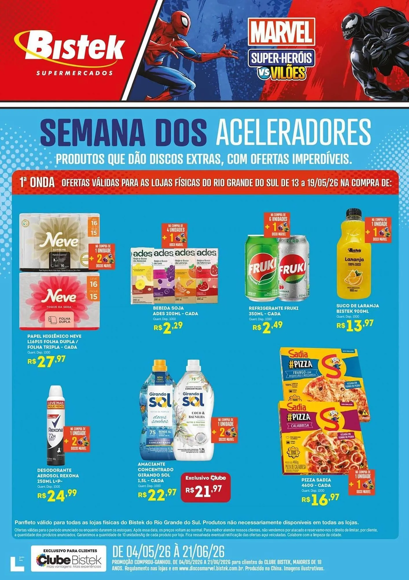 Encarte de Encarte Bistek Supermercados 13 de maio até 19 de maio 2026 - Pagina 1