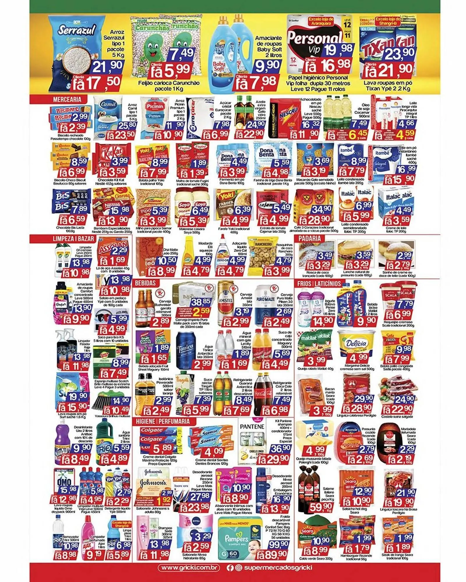 Encarte de Catálogo Supermercados Gricki 7 de julho até 8 de julho 2025 - Pagina 2