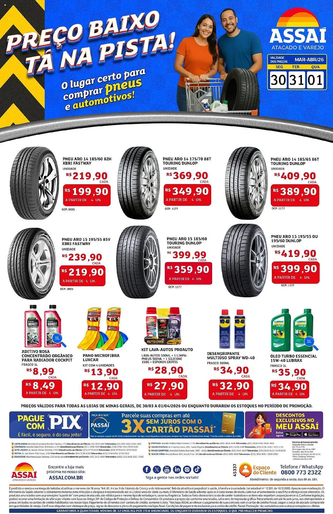 Encarte de Encarte Assaí Atacadista 30 de março até 1 de abril 2026 - Pagina 1