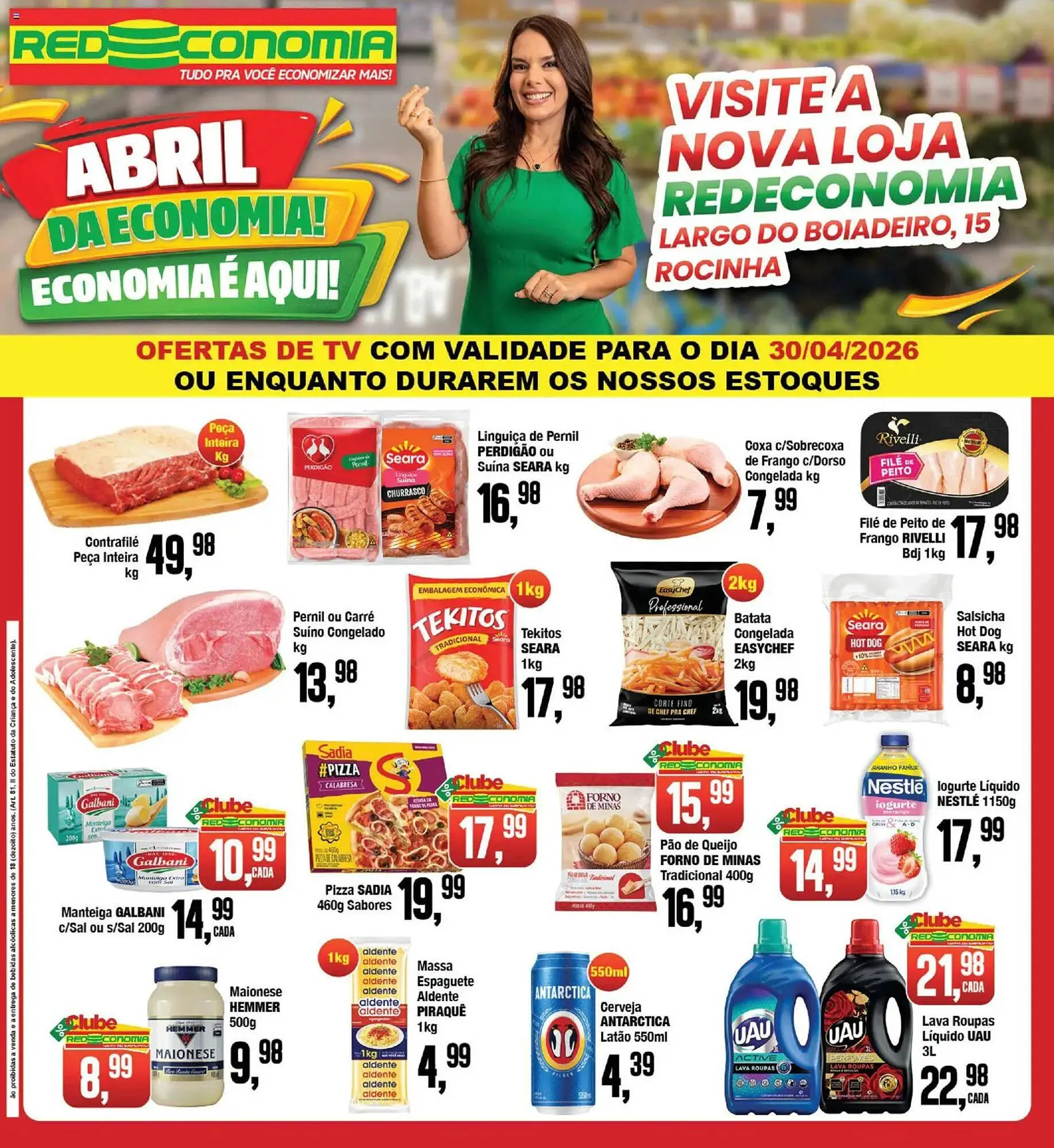 Encarte de Encarte Redeconomia 30 de abril até 12 de maio 2026 - Pagina 1