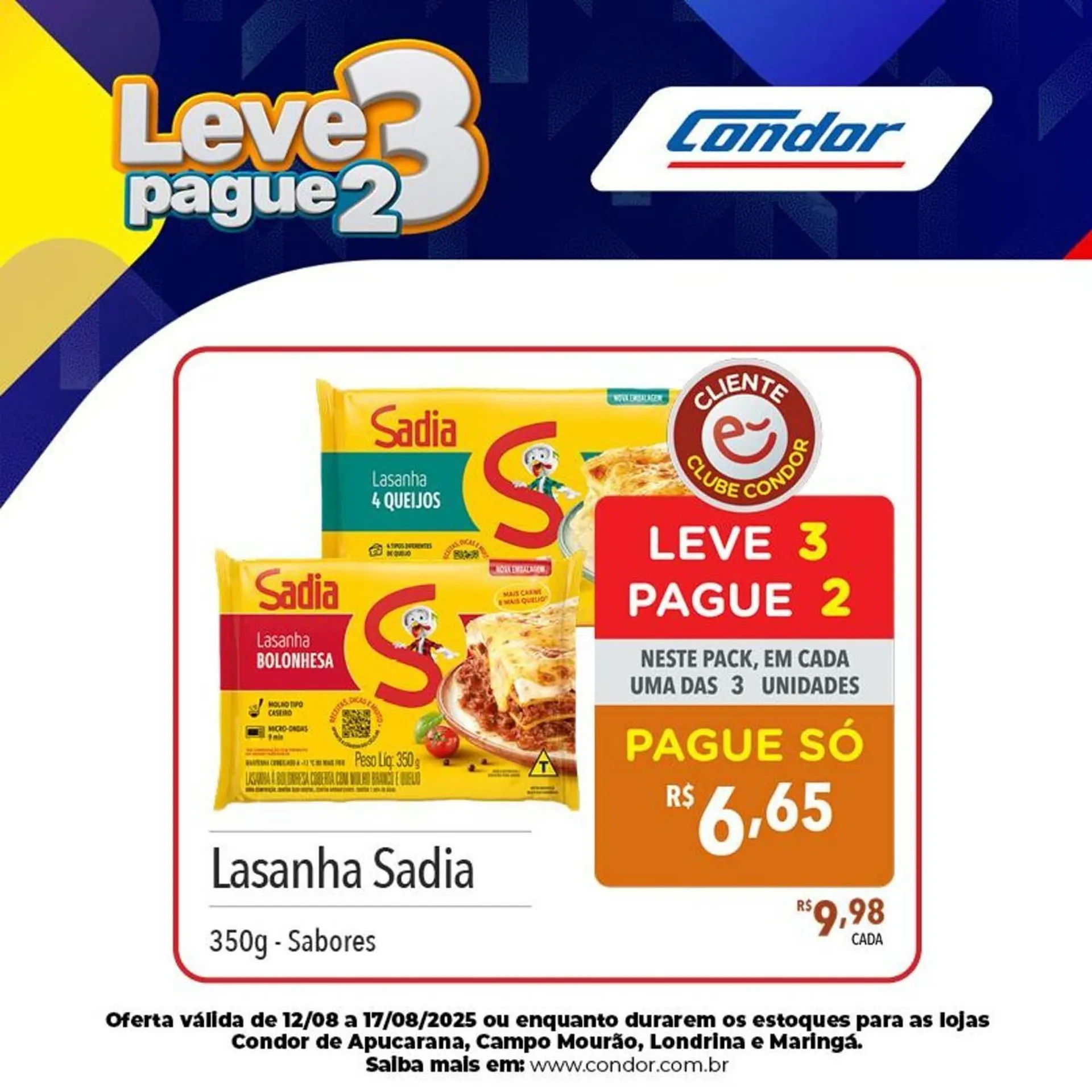 Encarte de Catálogo Supermercados Condor 12 de agosto até 17 de agosto 2025 - Pagina 7