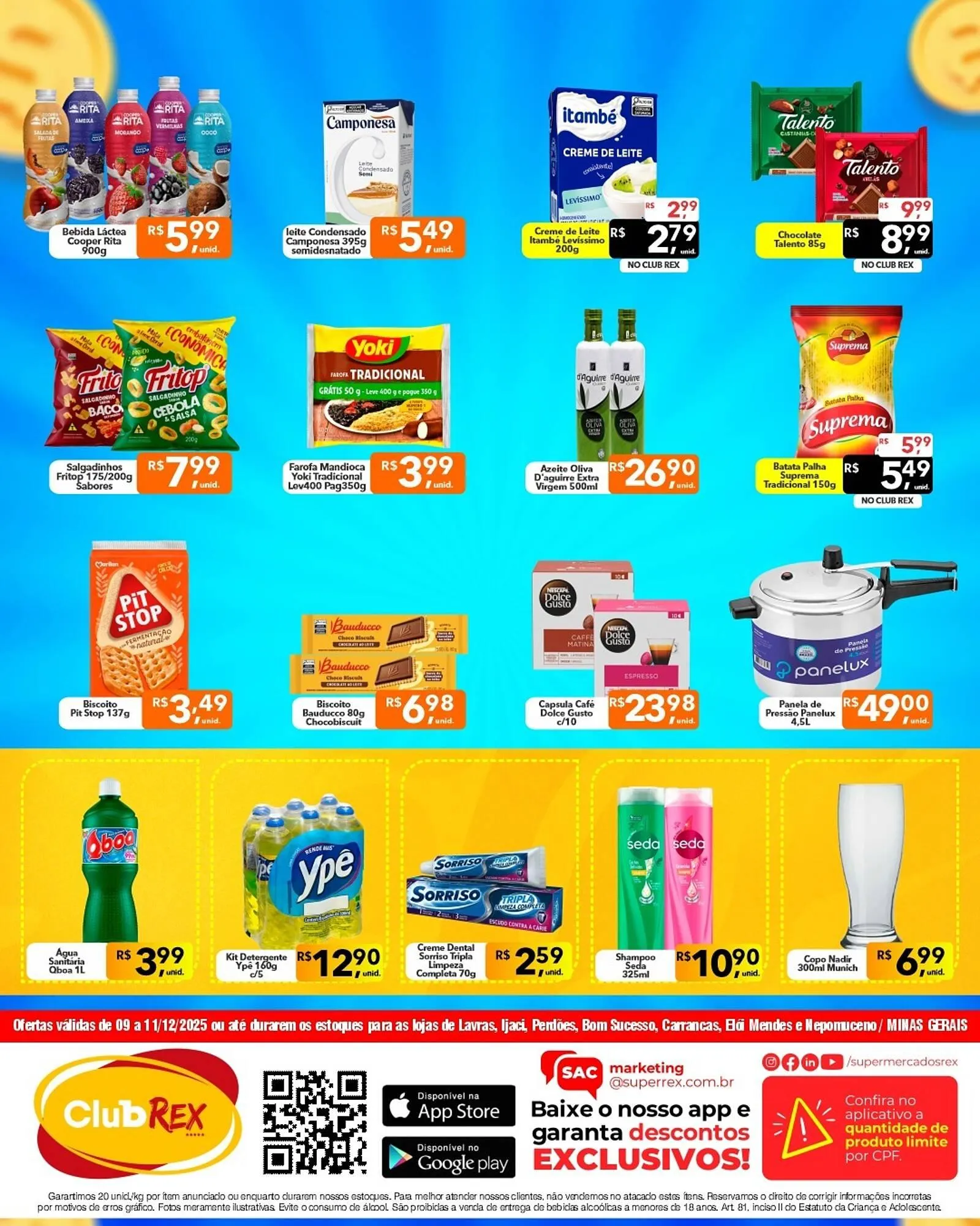 Encarte de Catálogo Supermercados Rex 9 de dezembro até 11 de dezembro 2025 - Pagina 2