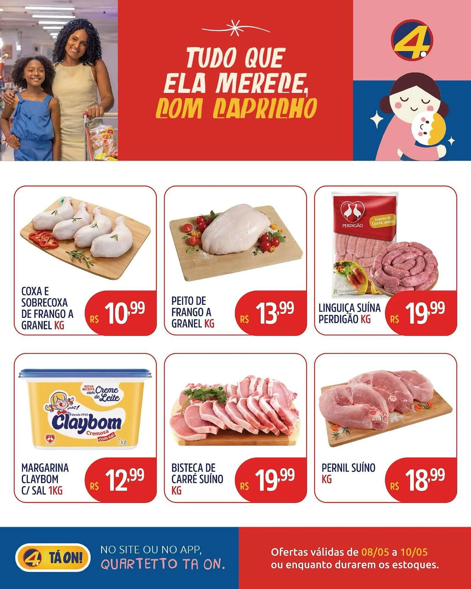 Encarte de Catálogo Quartetto Supermercados 8 de maio até 10 de maio 2026 - Pagina 5