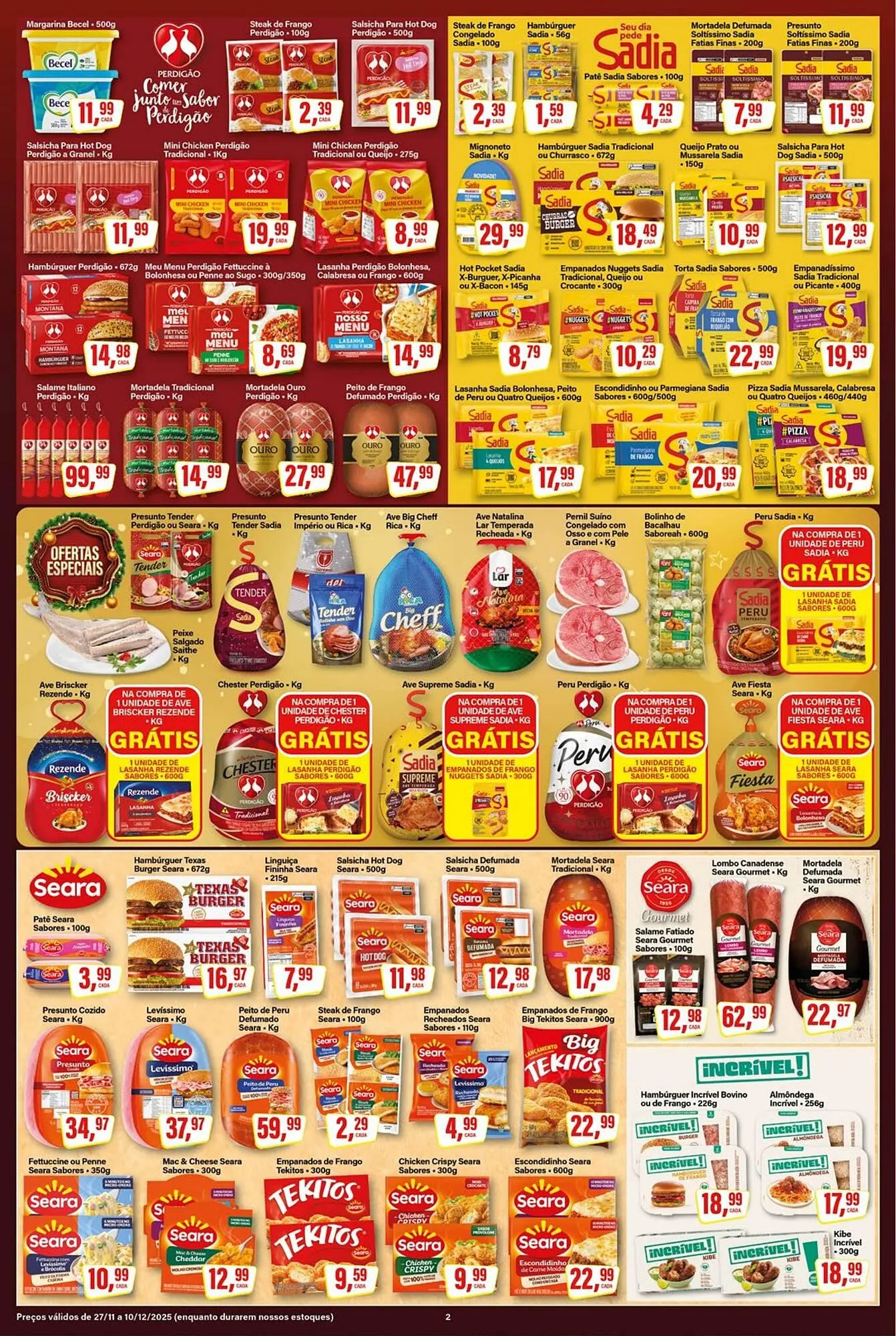 Encarte de Encarte Rede Supermarket 9 de dezembro até 10 de dezembro 2025 - Pagina 2