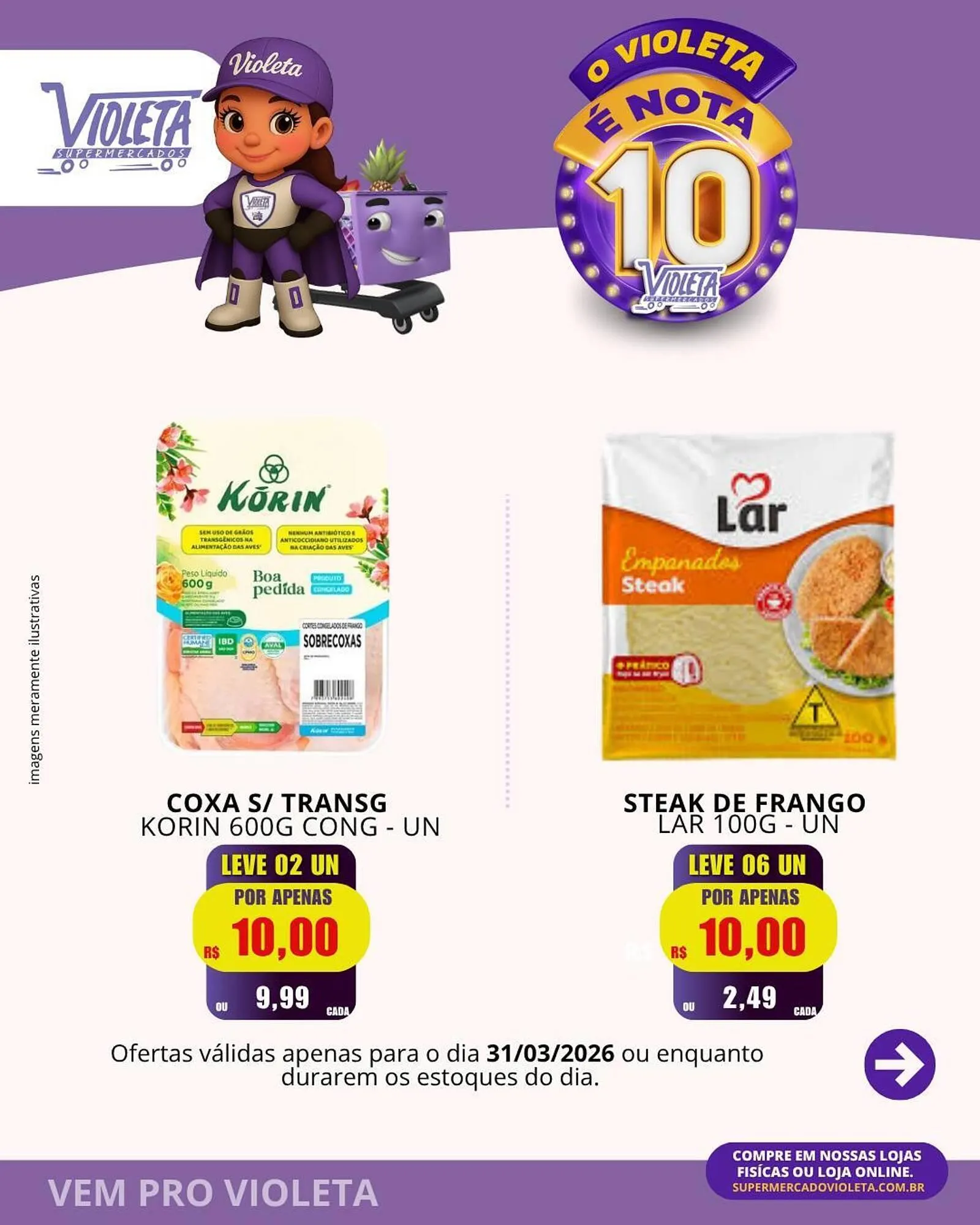 Encarte de Catálogo Violeta Supermercados 31 de março até 31 de março 2026 - Pagina 5