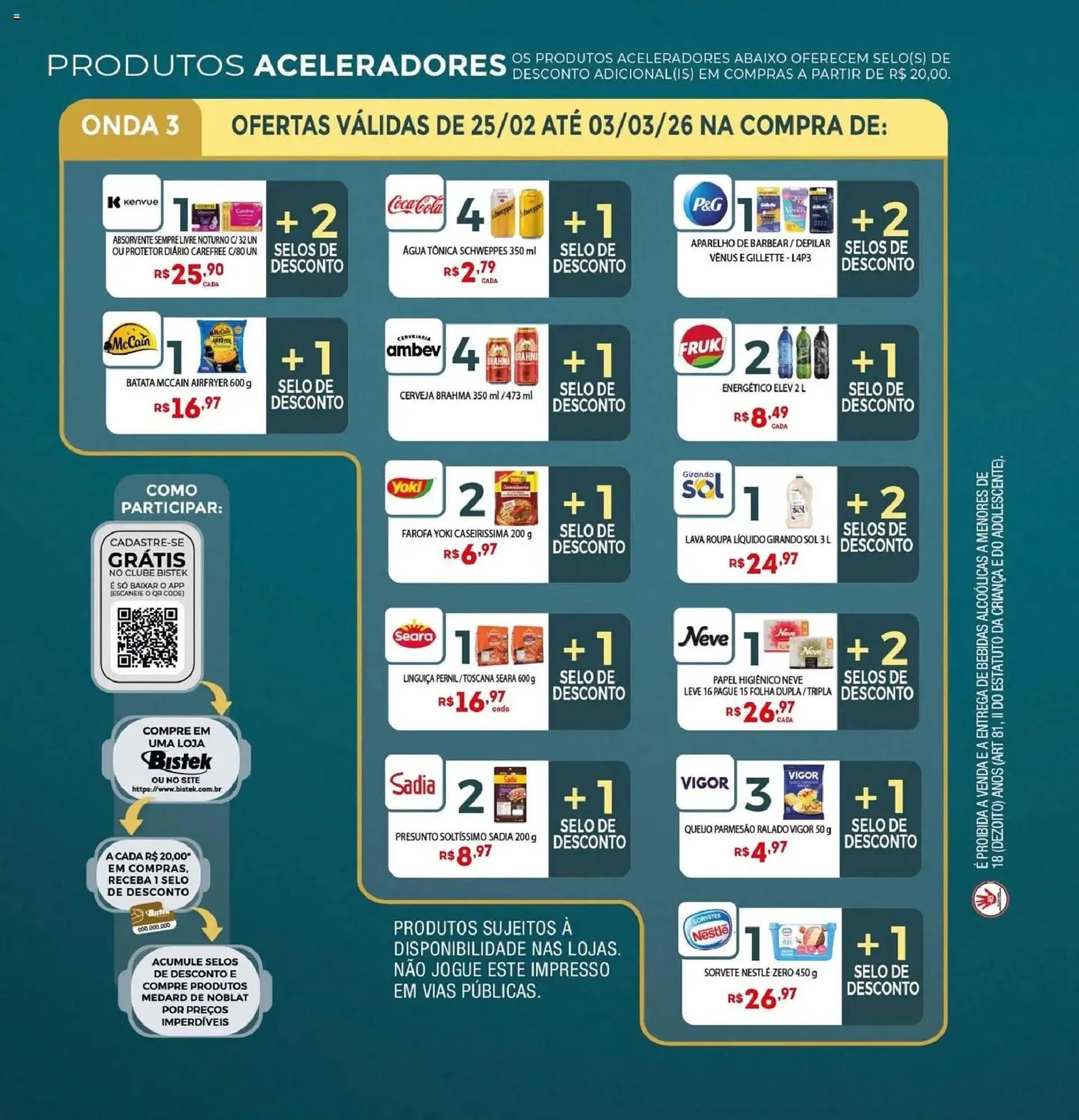 Encarte de Encarte Bistek Supermercados 25 de fevereiro até 11 de março 2026 - Pagina 3