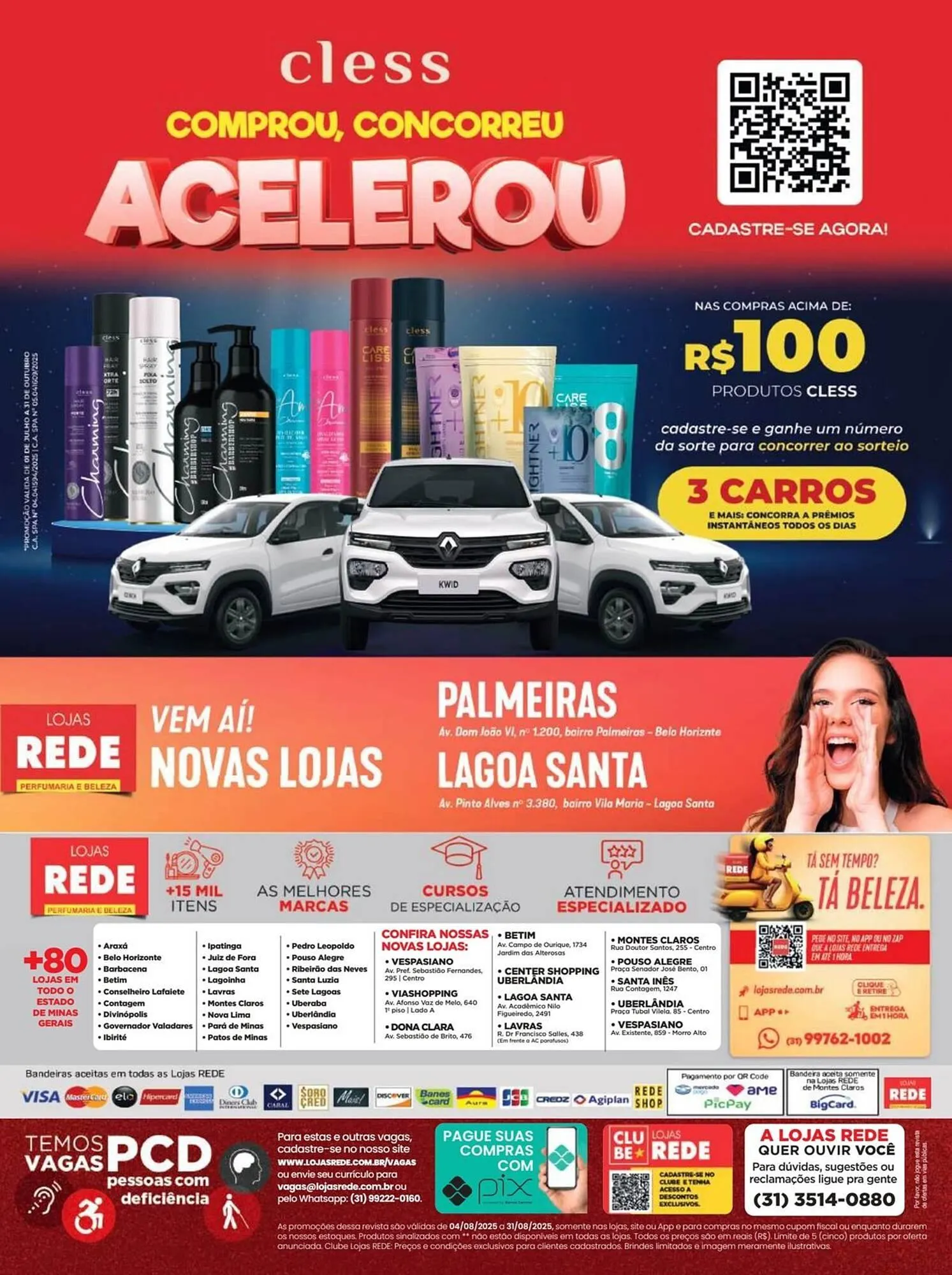 Encarte de Catálogo Lojas Rede 1 de agosto até 31 de agosto 2025 - Pagina 48