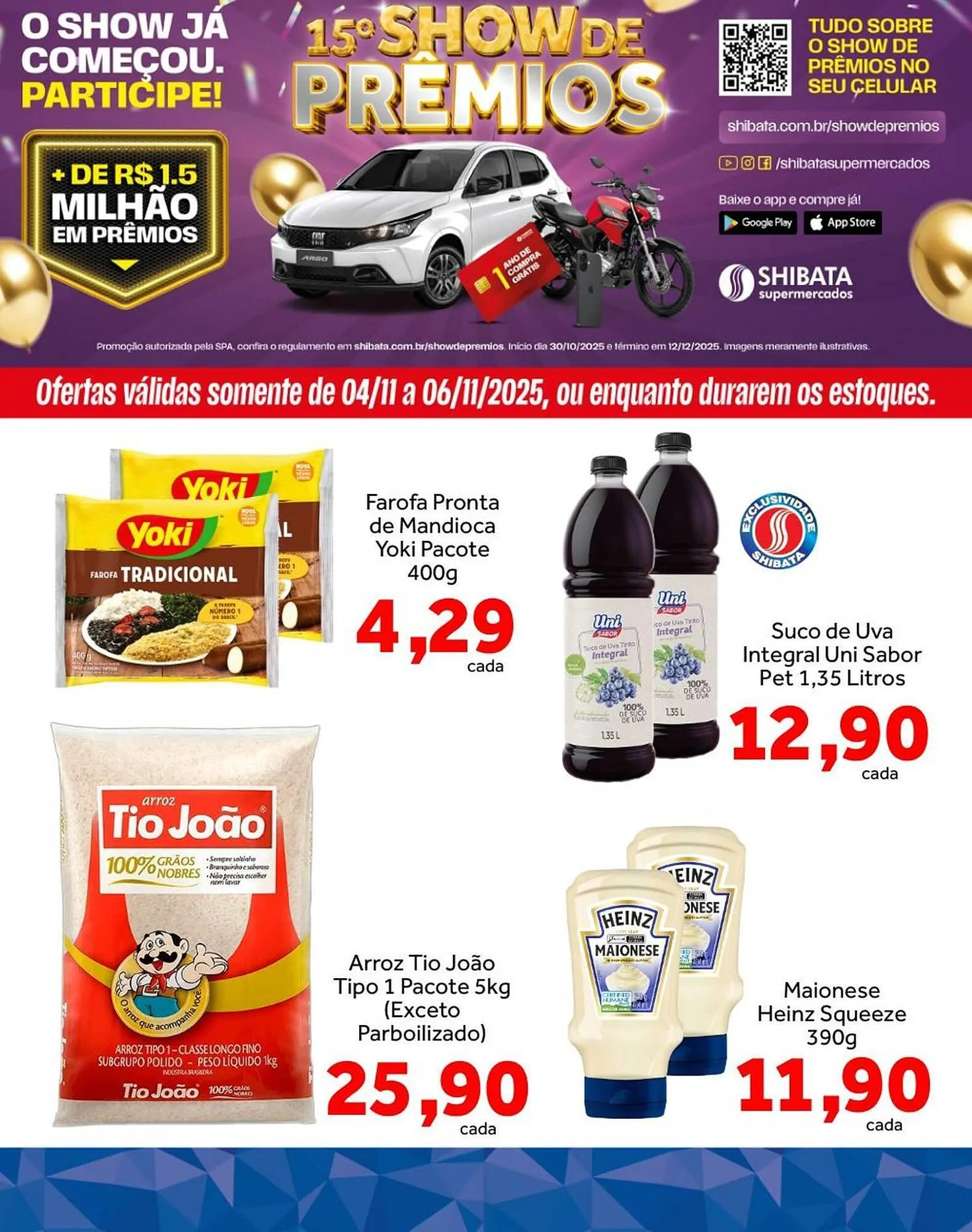 Encarte de Folheto Shibata Supermercados 4 de novembro até 6 de novembro 2025 - Pagina 3