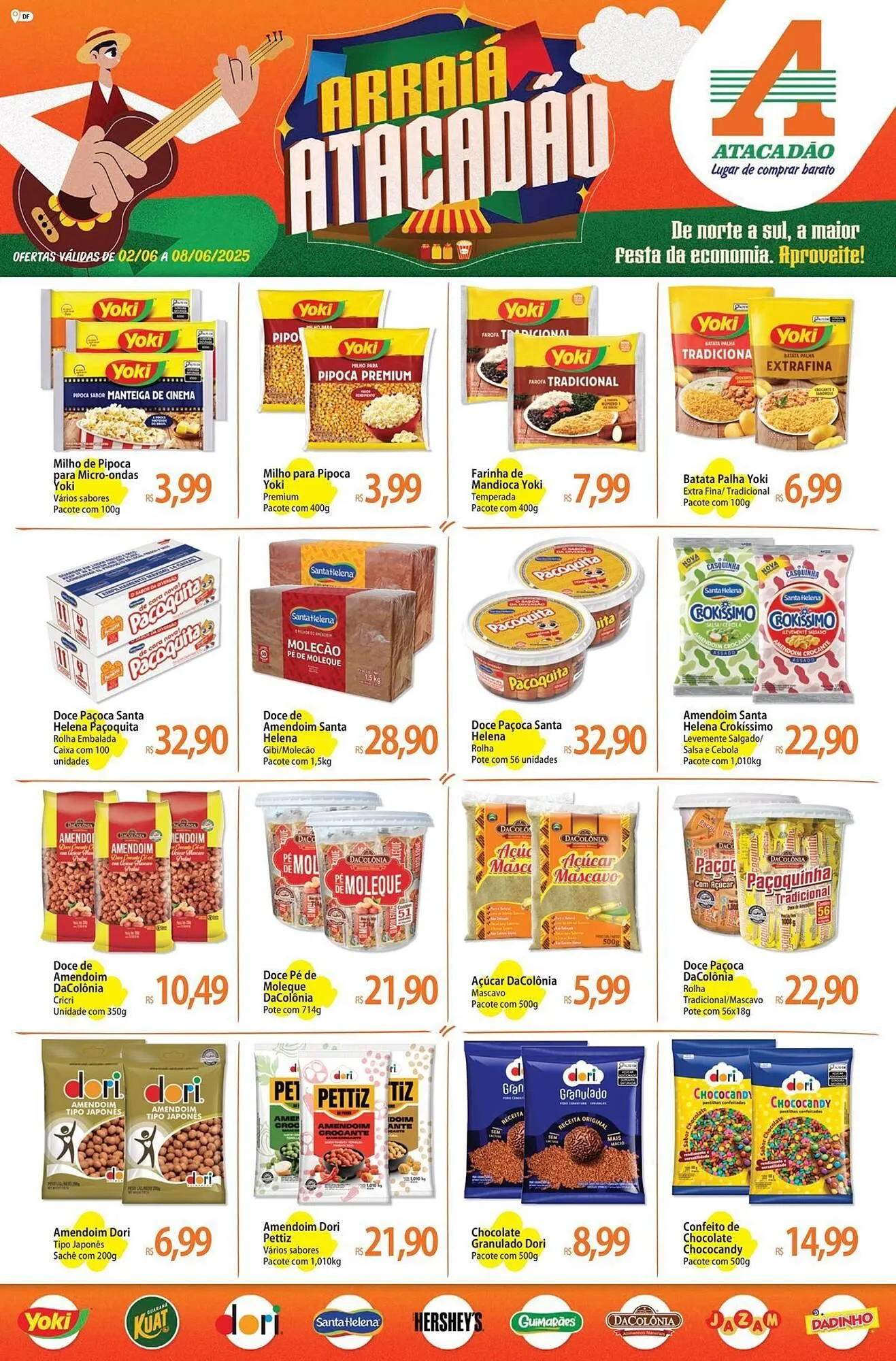 Encarte de Catálogo Atacadão 3 de junho até 8 de junho 2025 - Pagina 1