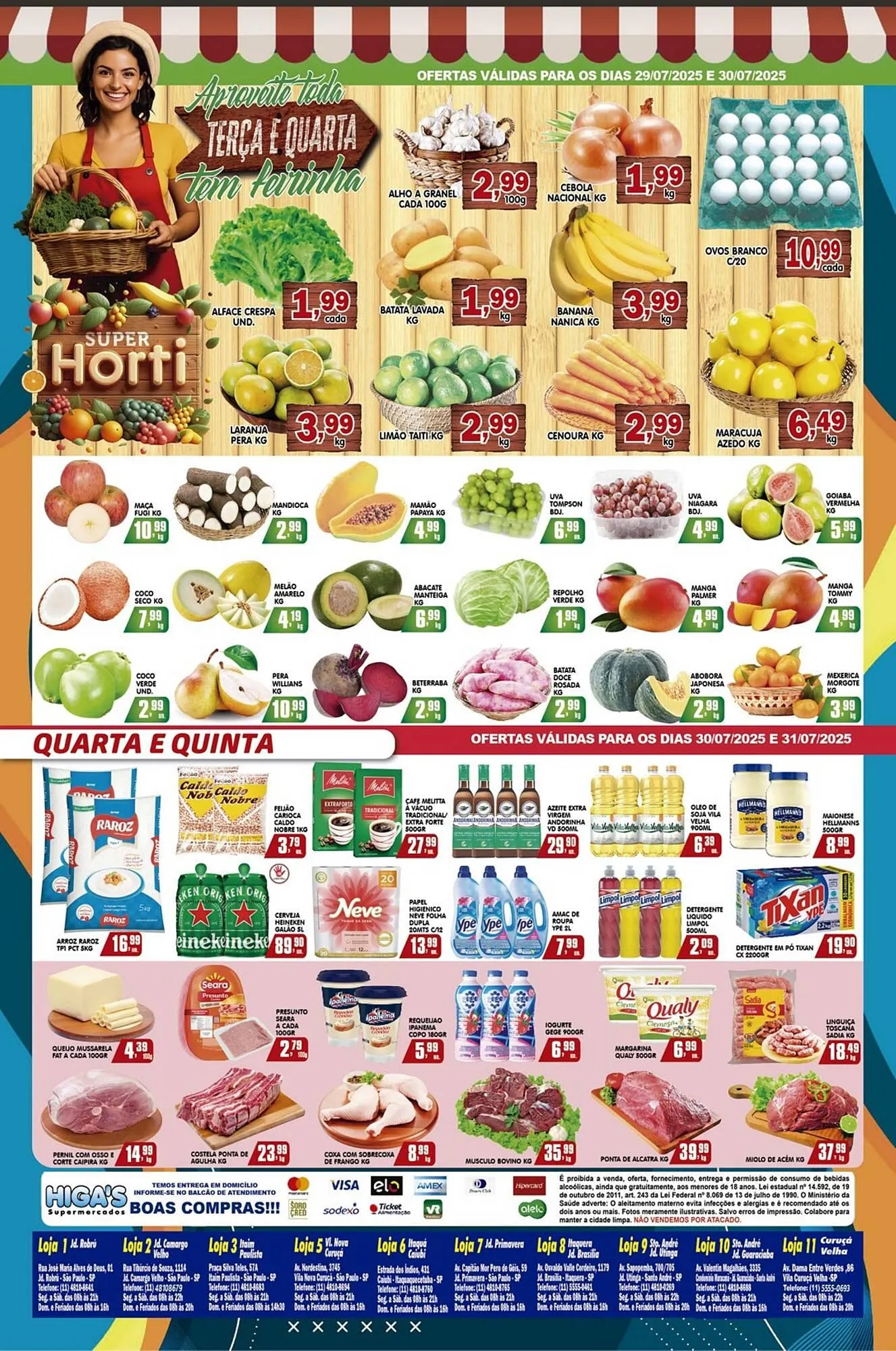 Encarte de Catálogo Higa's Supermercado 30 de julho até 5 de agosto 2025 - Pagina 3