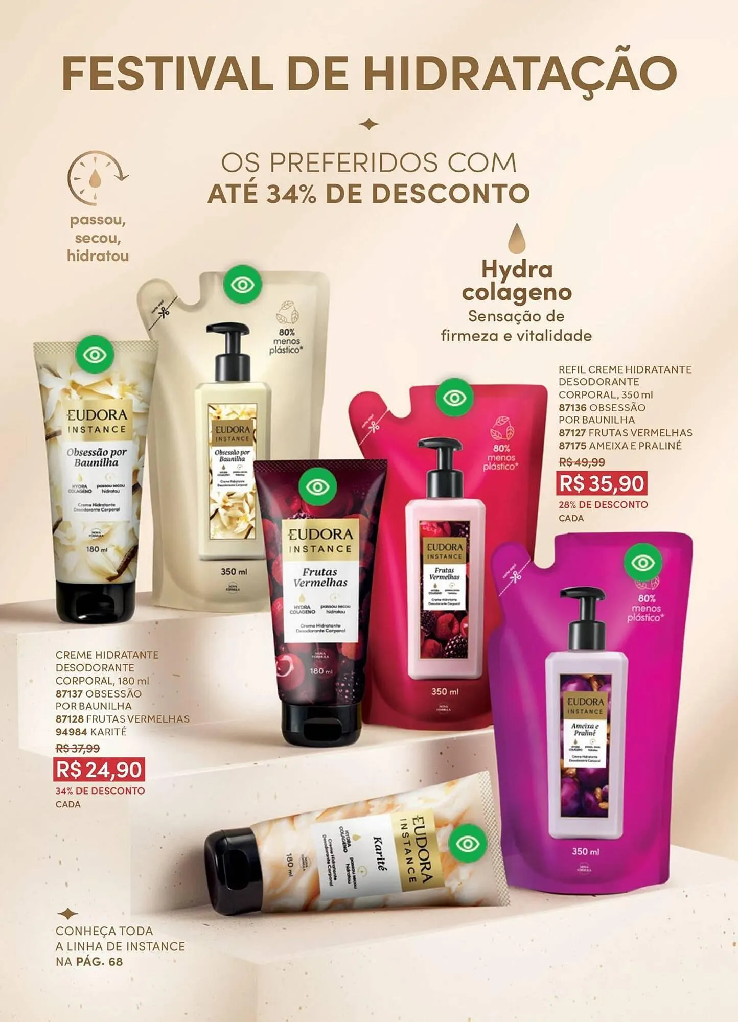 Encarte de Catálogo Eudora 24 de fevereiro até 31 de março 2026 - Pagina 8