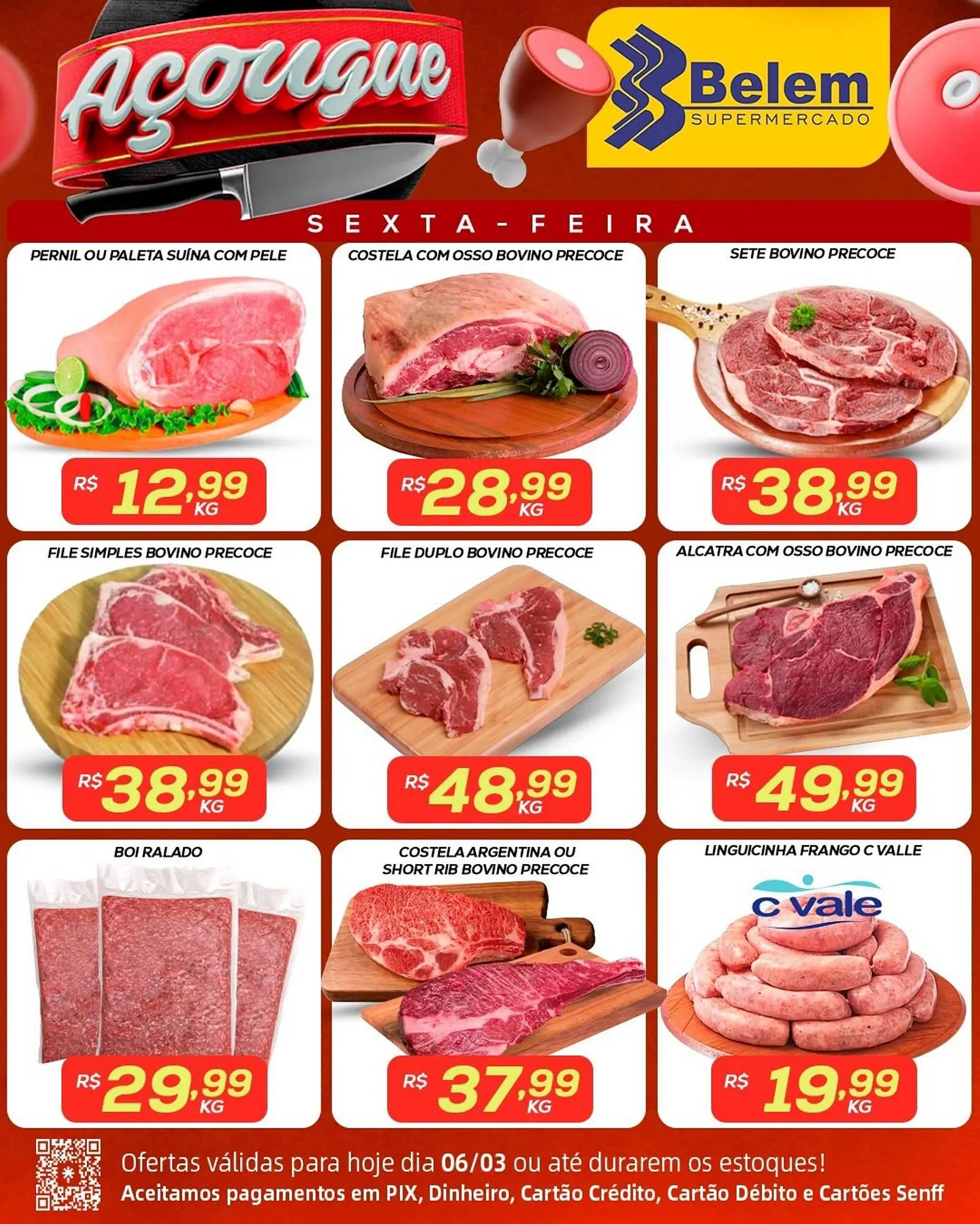 Encarte de Catálogo Belem Supermercados 6 de março até 6 de março 2026 - Pagina 1