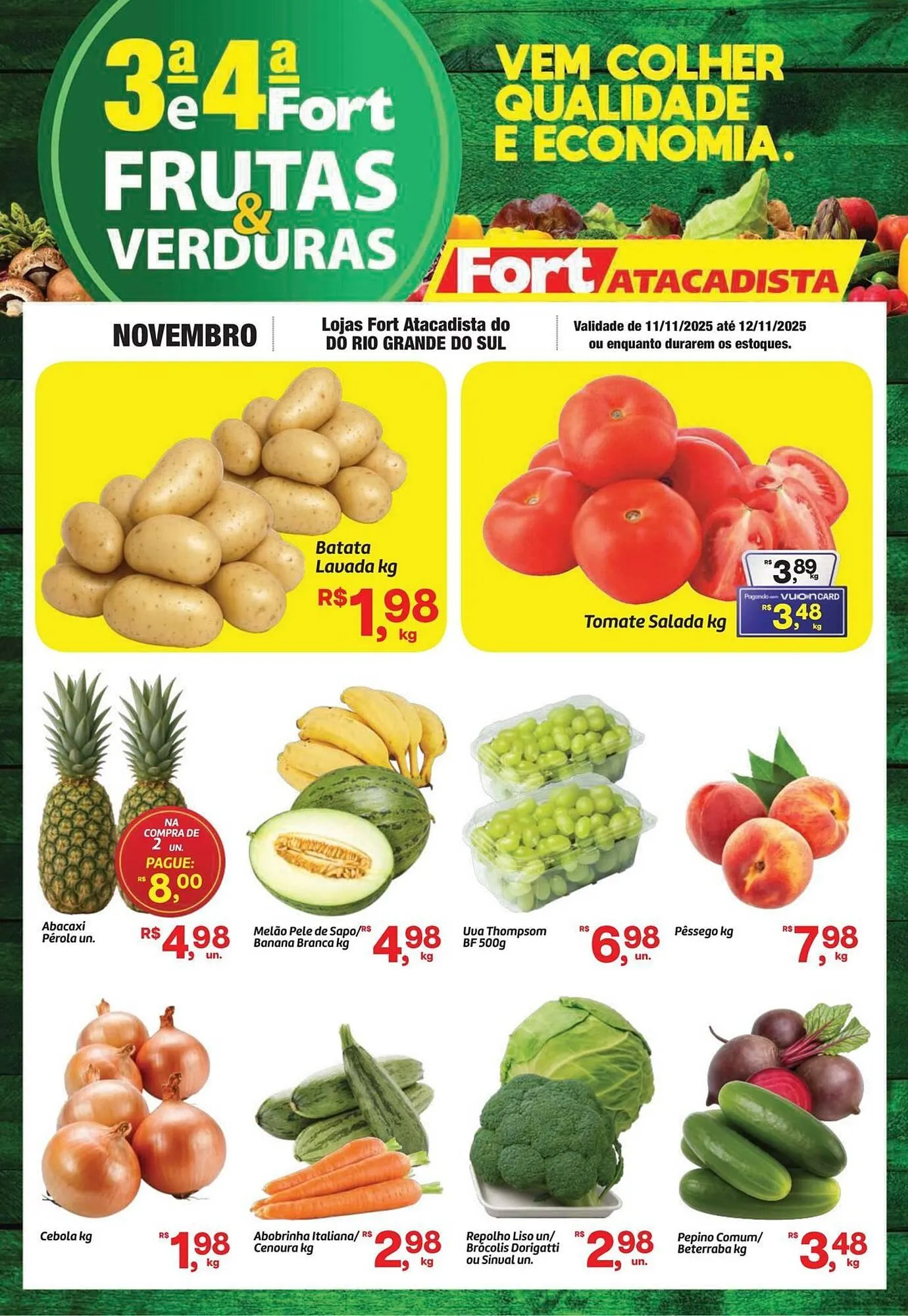 Encarte de Tabloide Fort Atacadista 11 de novembro até 11 de dezembro 2025 - Pagina 1