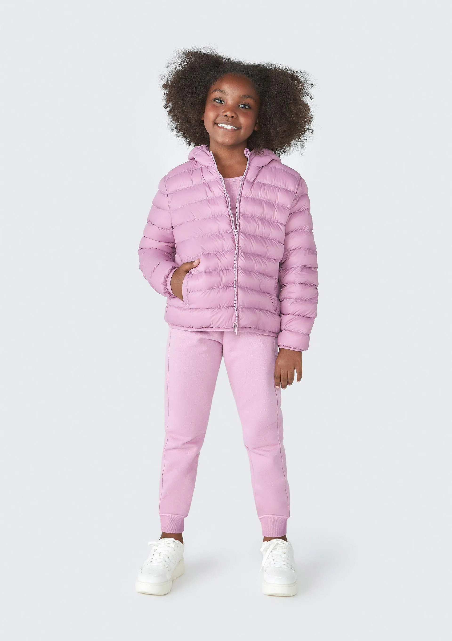 Calça Básica Infantil Unissex Jogger - Rosa