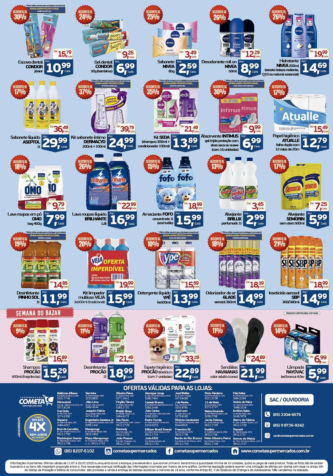 Encarte de Catálogo Cometa Supermercados 14 de julho até 20 de julho 2025 - Pagina 4