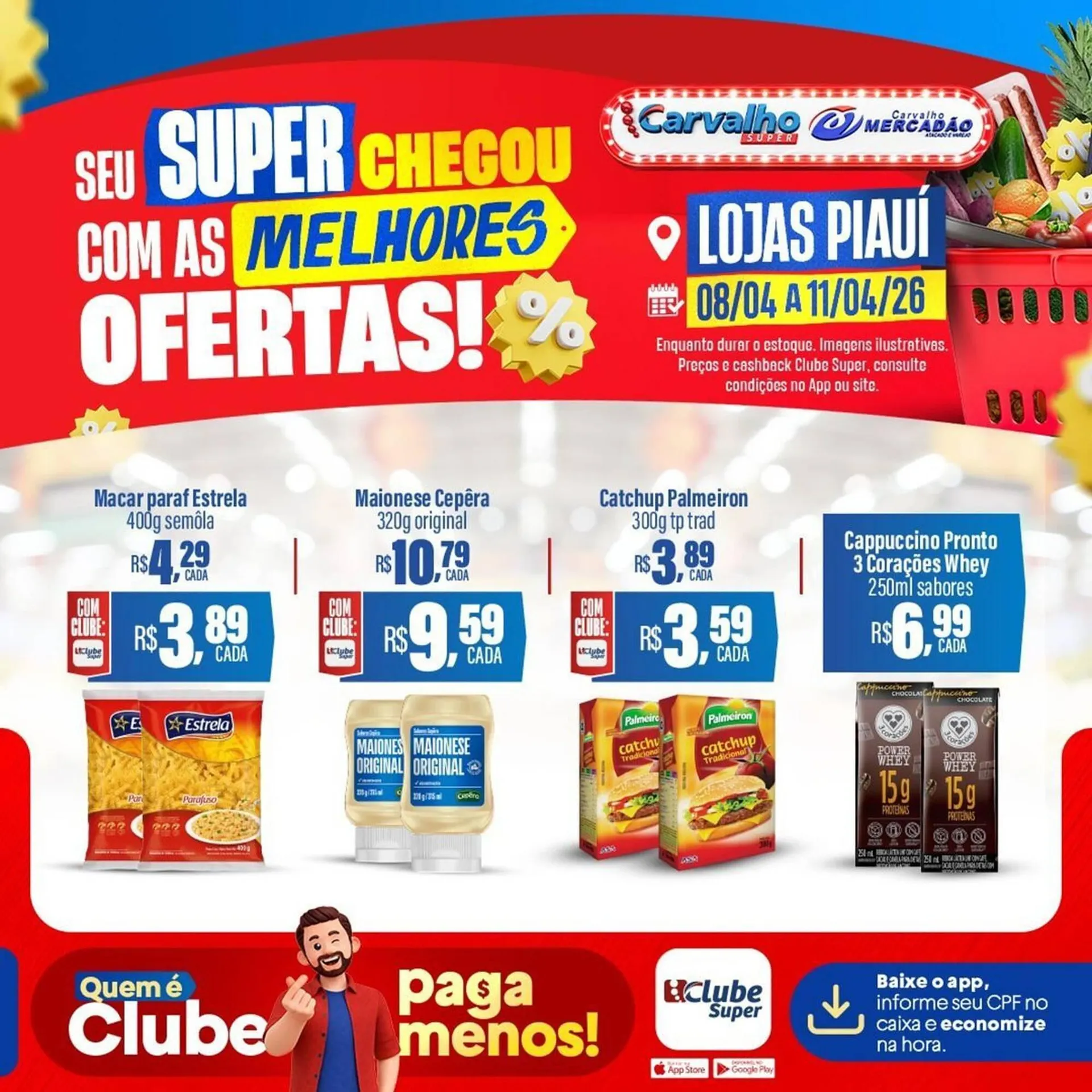 Encarte de Catálogo Carvalho Supermercado 8 de abril até 11 de abril 2026 - Pagina 5