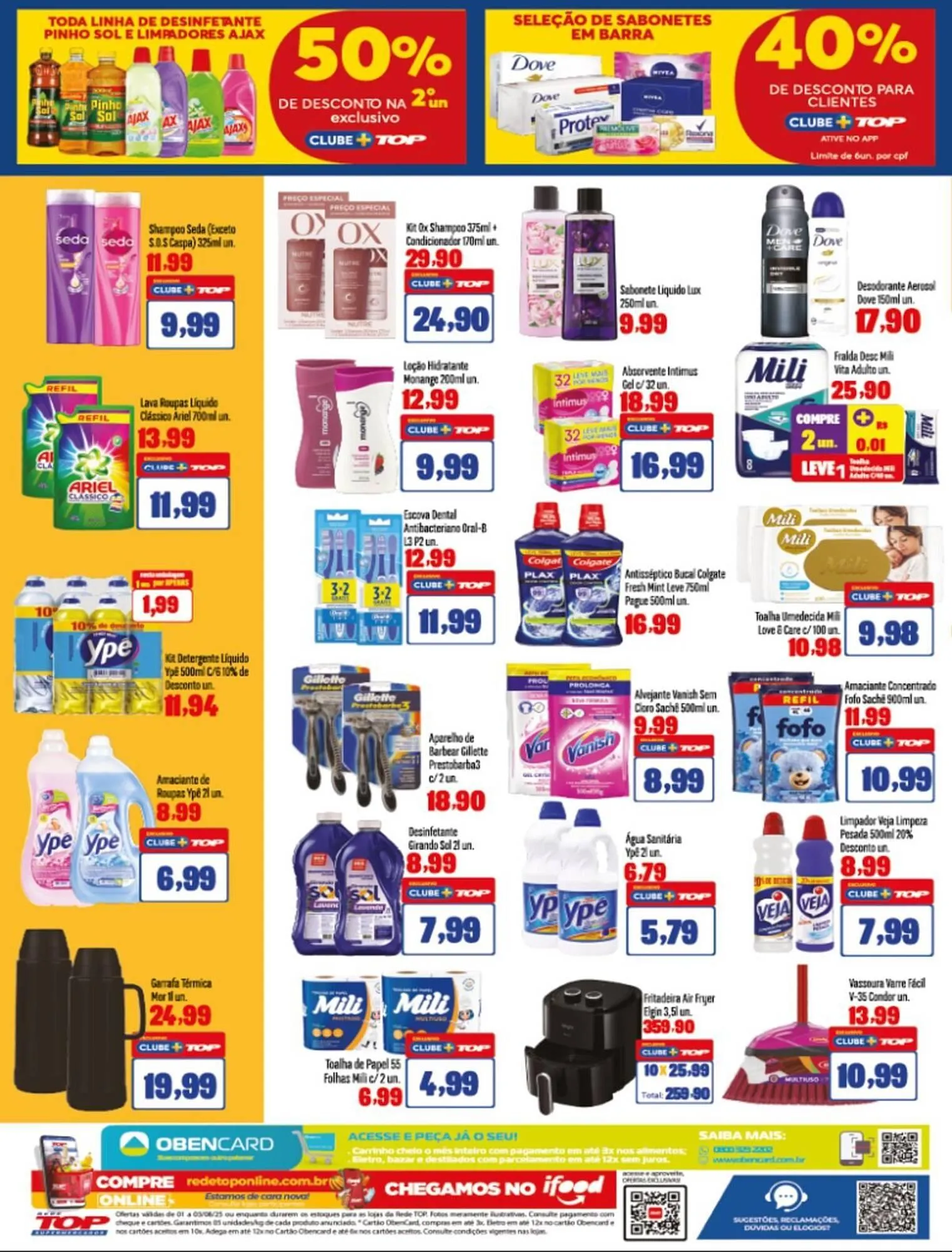 Encarte de Catálogo Rede Top 1 de agosto até 3 de agosto 2025 - Pagina 4