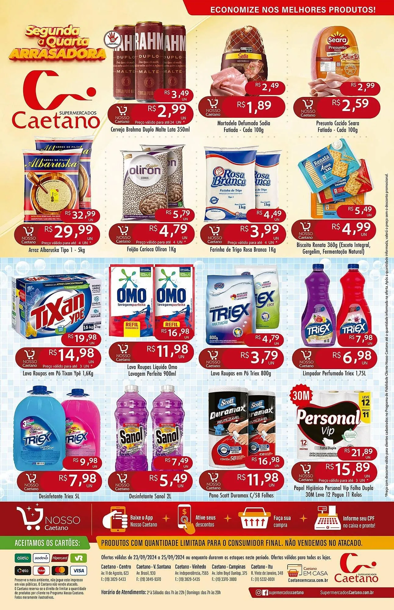 Encarte de Catálogo Supermercados Caetano 23 de setembro até 25 de setembro 2024 - Pagina 2
