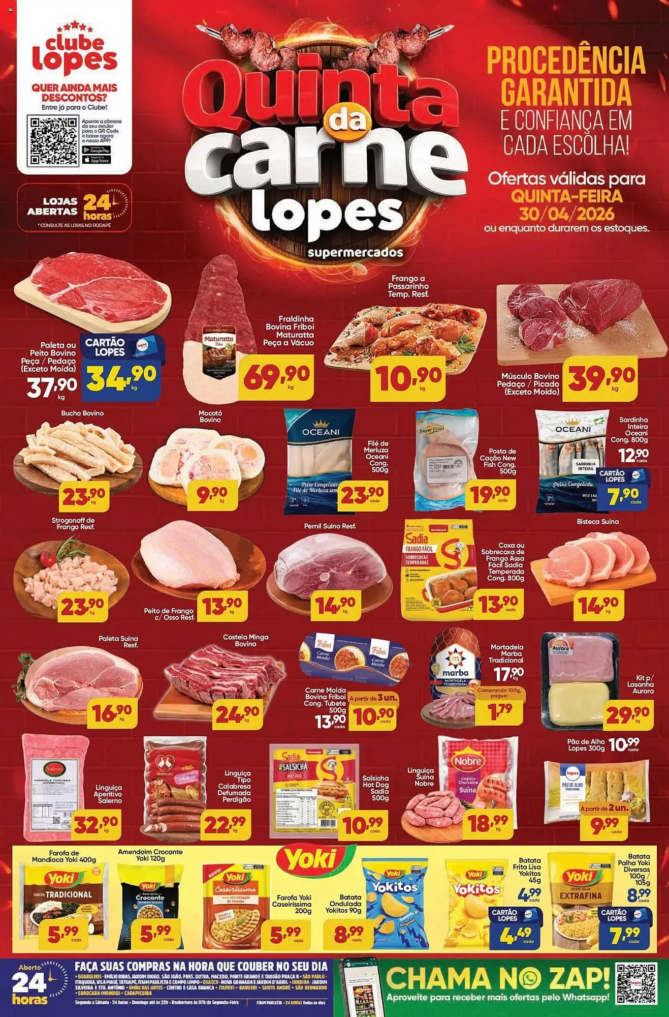 Encarte de Folheto Lopes Supermercados 30 de abril até 1 de maio 2026 - Pagina 1