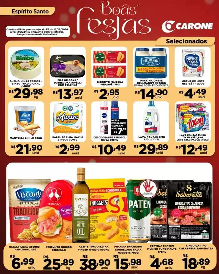 Encarte de Feira Carone 20 de dezembro até 22 de dezembro 2024 - Pagina 4