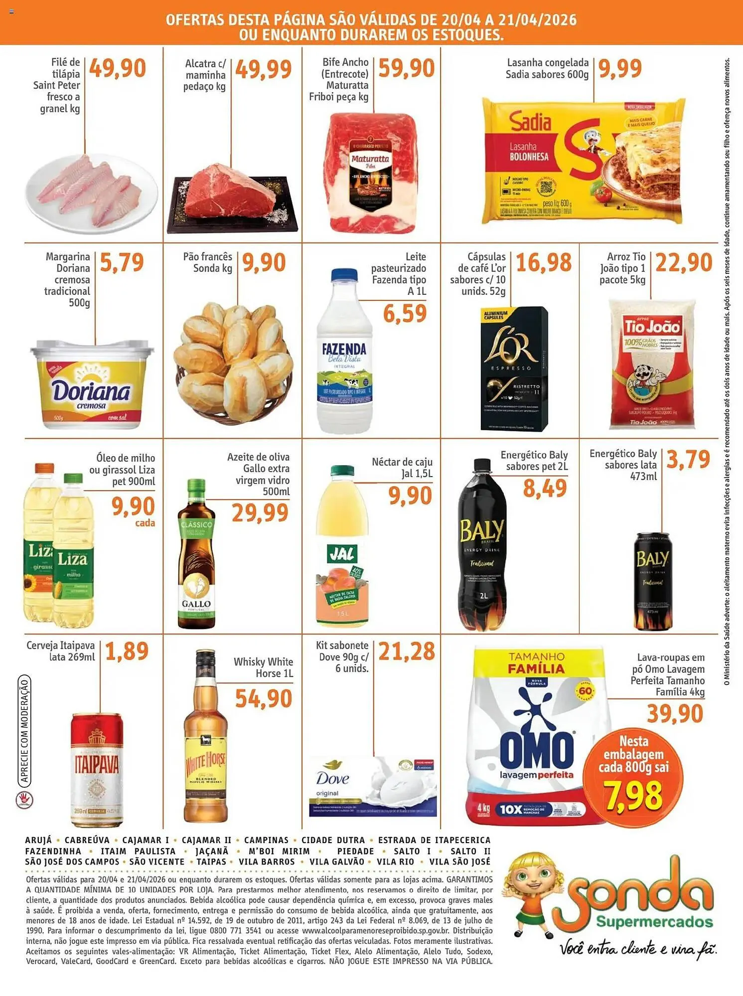 Encarte de Folheto Sonda 16 de abril até 19 de abril 2026 - Pagina 2