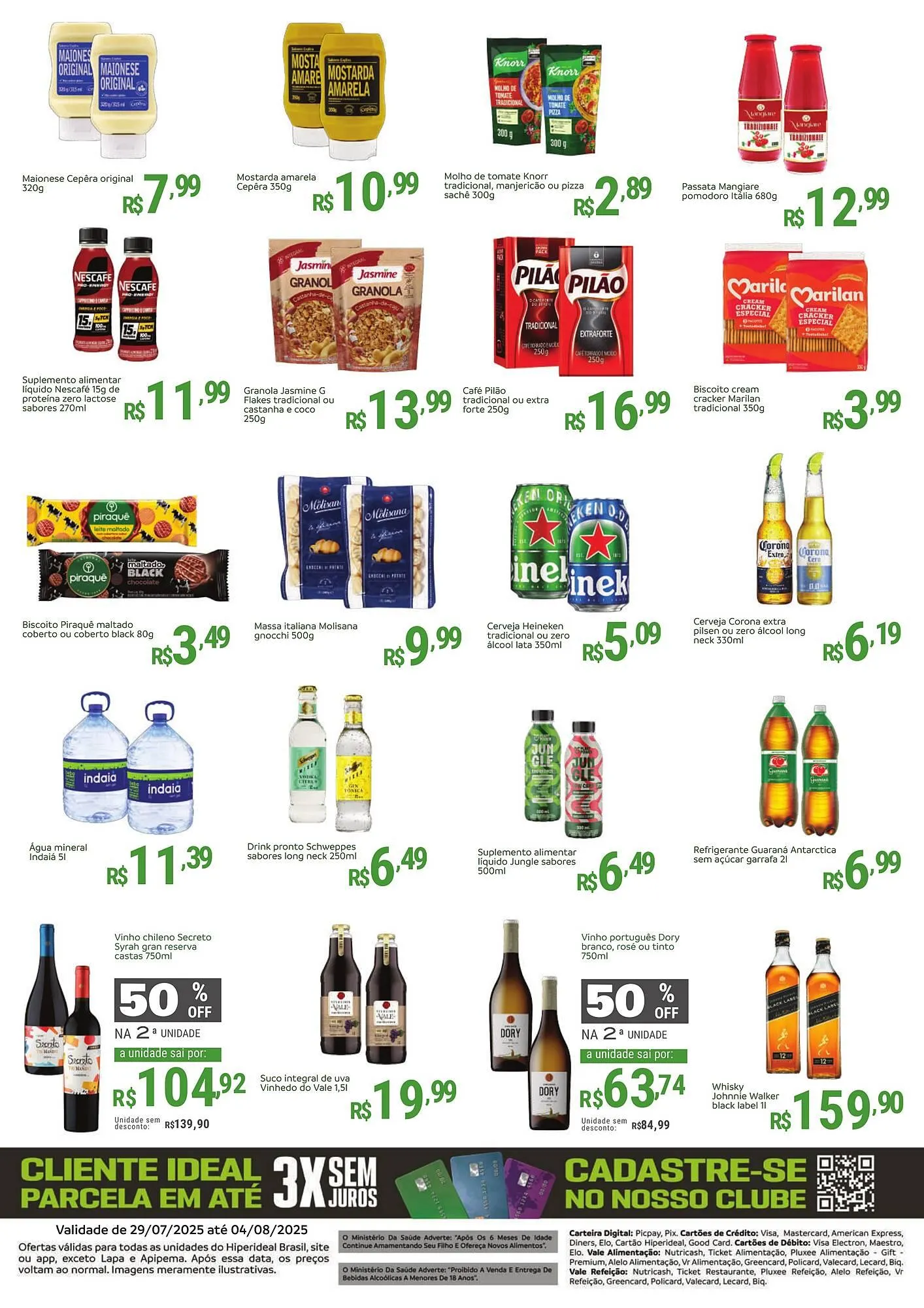 Encarte de Catálogo Hiperideal Supermercados 29 de julho até 4 de agosto 2025 - Pagina 3