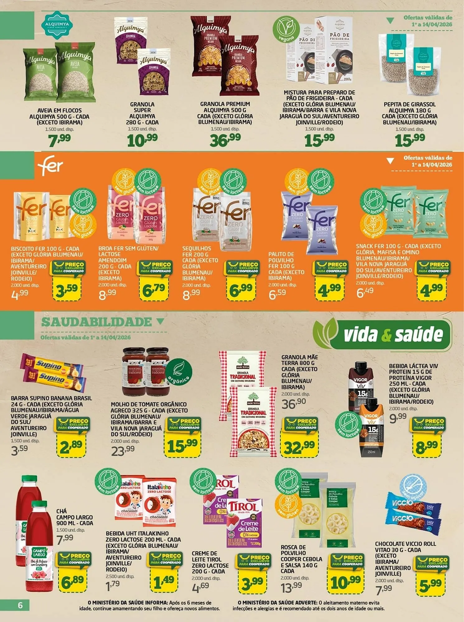 Encarte de Tabloide Cooper 1 de abril até 14 de abril 2026 - Pagina 6