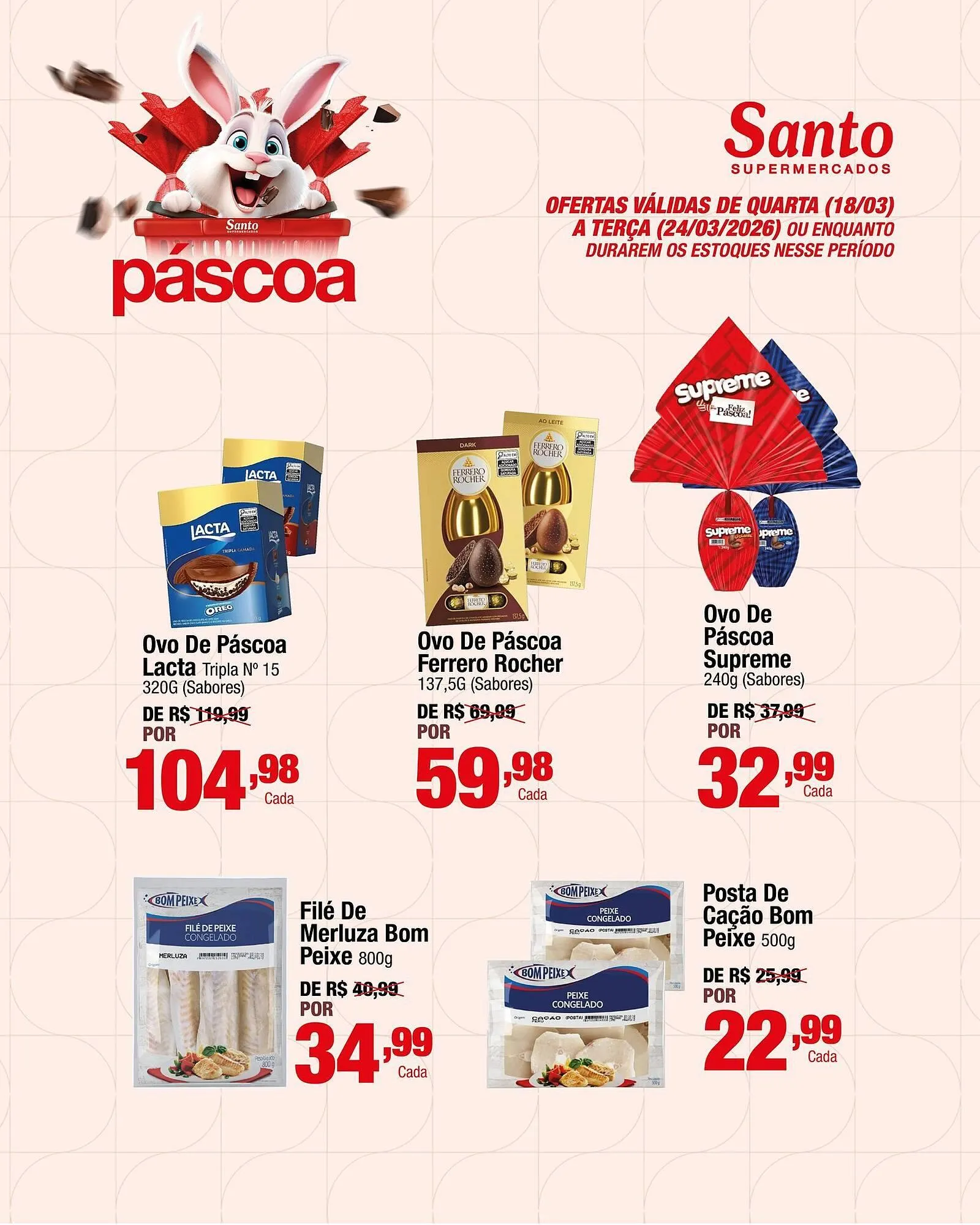 Encarte de Catálogo Santo Supermercados 18 de março até 24 de março 2026 - Pagina 2