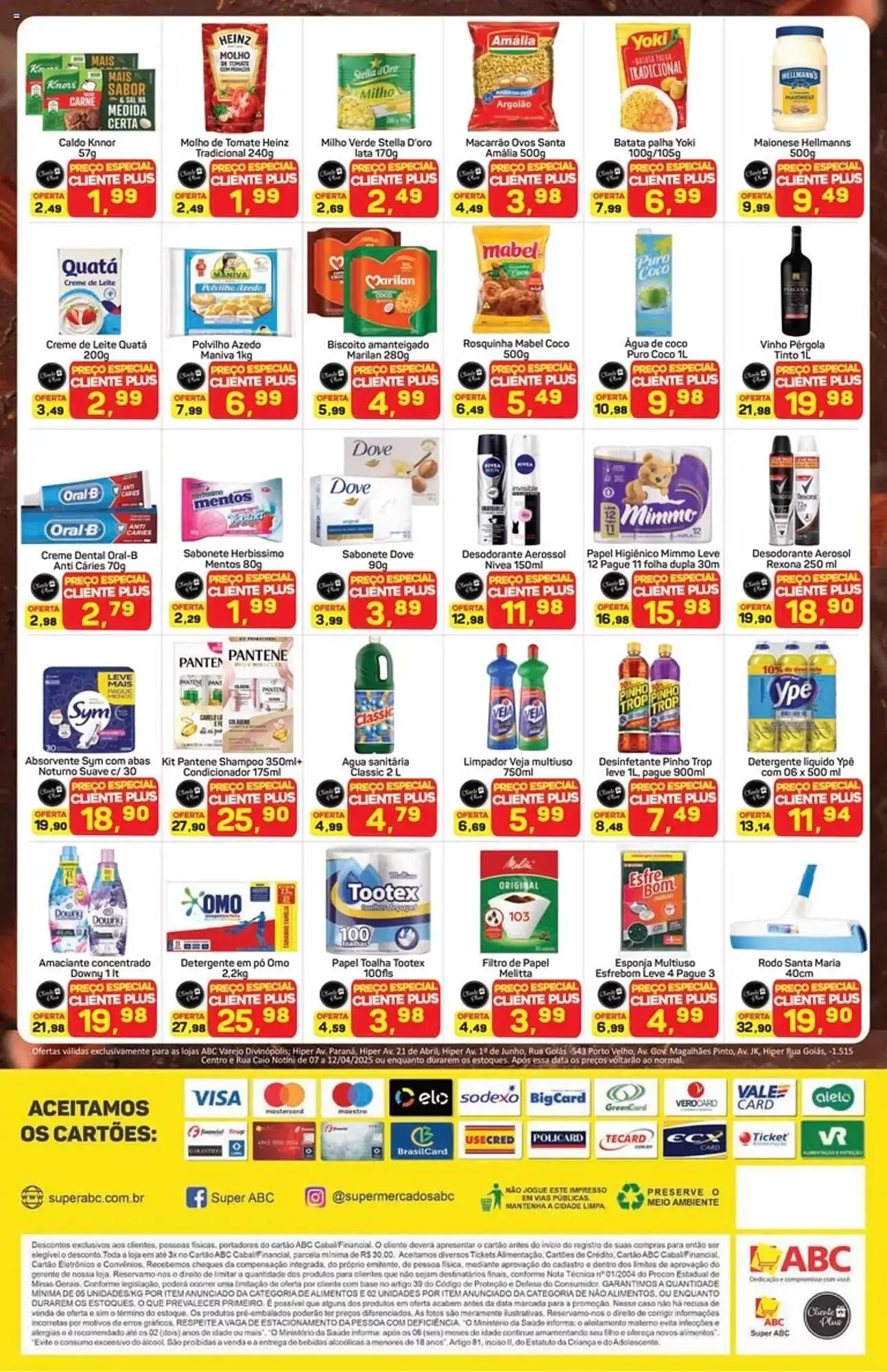 Encarte de Catálogo Supermercados ABC 7 de abril até 12 de abril 2025 - Pagina 2