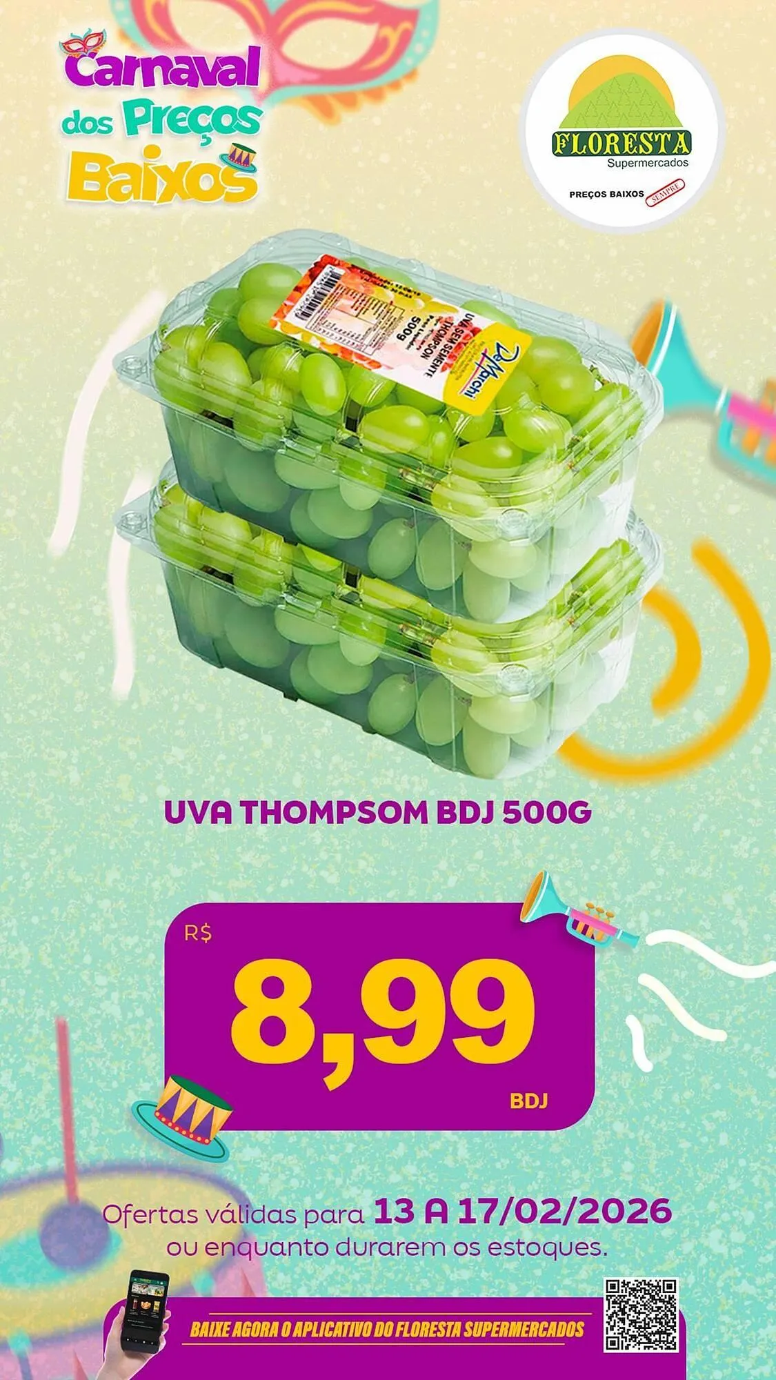 Encarte de Catálogo Floresta Supermercados 13 de fevereiro até 17 de fevereiro 2026 - Pagina 70