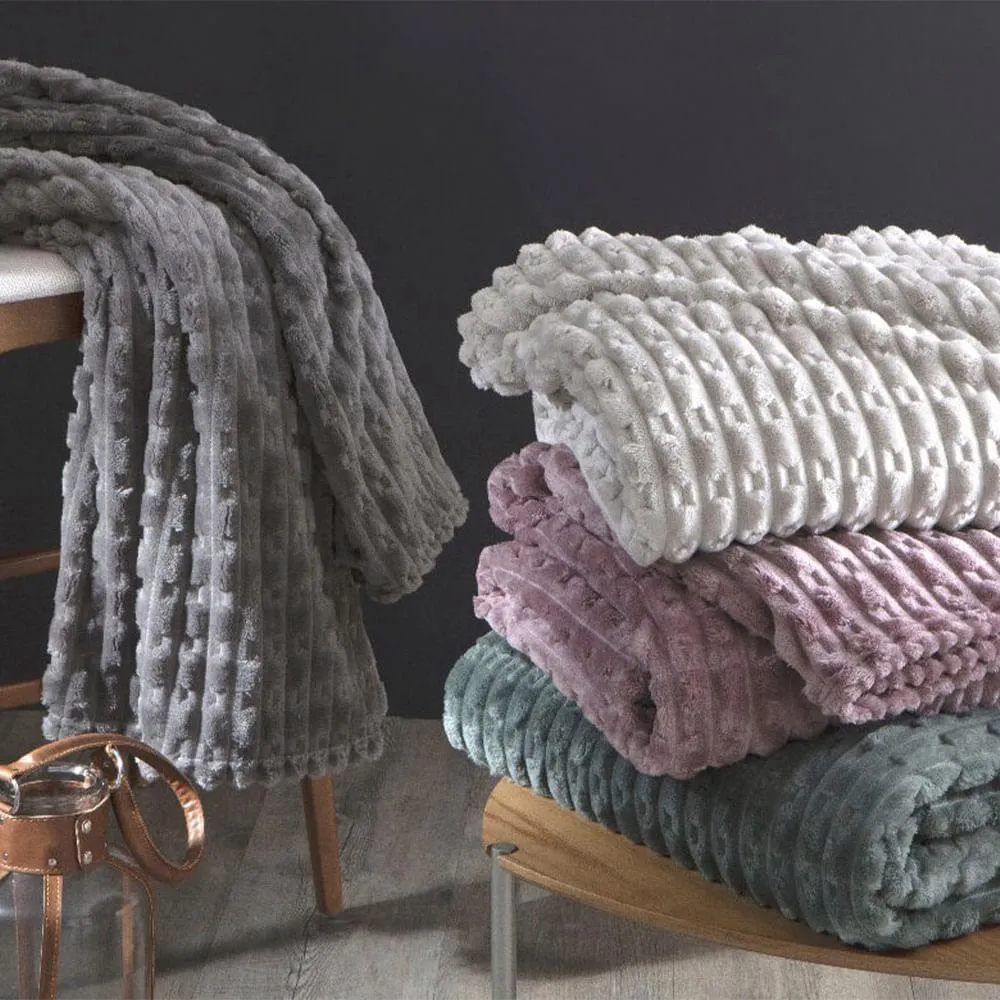 Cobertor Casal Zermatt Liso 100% Poliéster Sortimento 1 180x220cm 70103700183714 - Corttex