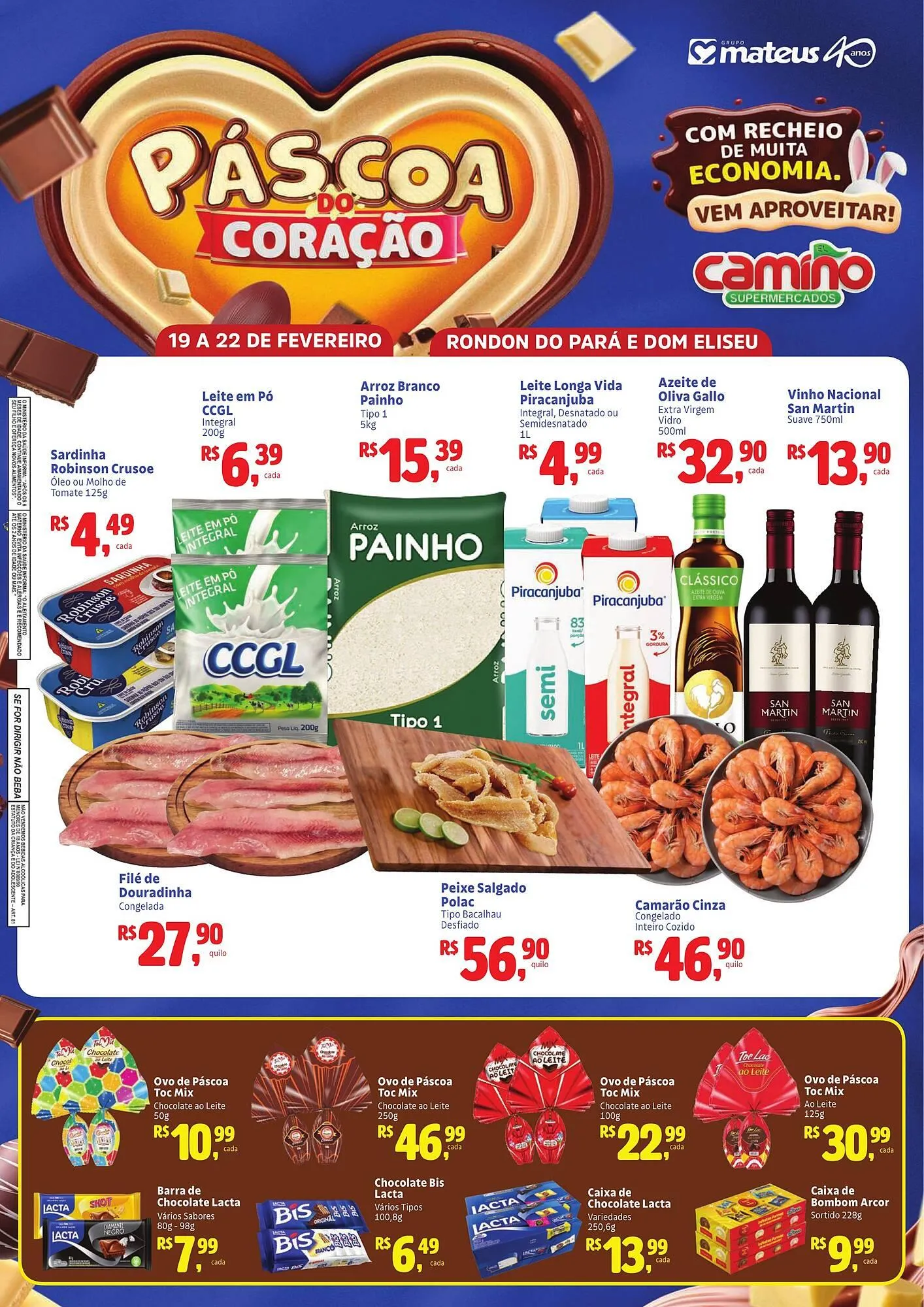 Encarte de Catálogo Camiño supermercados 20 de fevereiro até 22 de fevereiro 2026 - Pagina 1