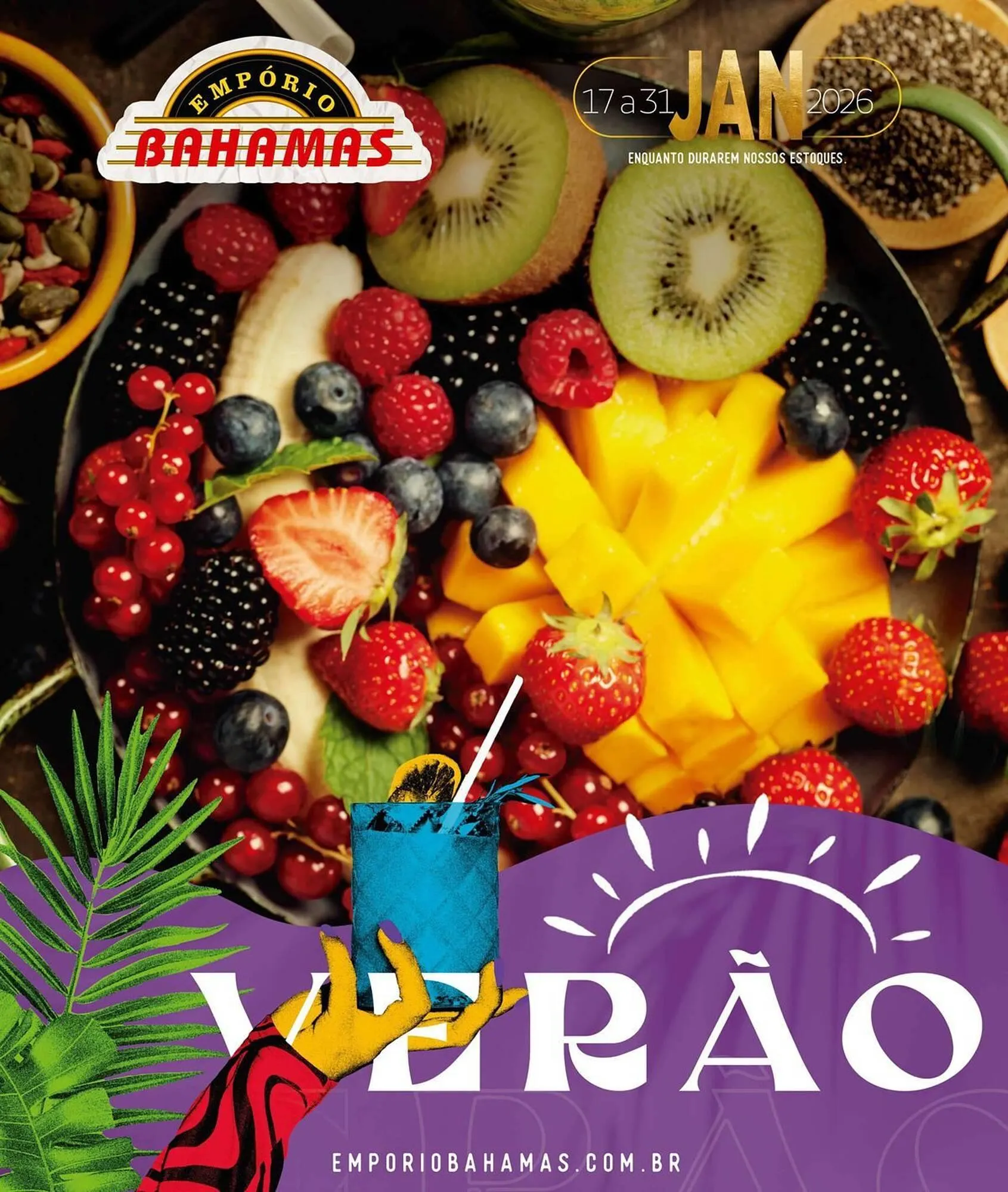 Encarte de Catálogo Empório Bahamas 16 de janeiro até 30 de janeiro 2026 - Pagina 1