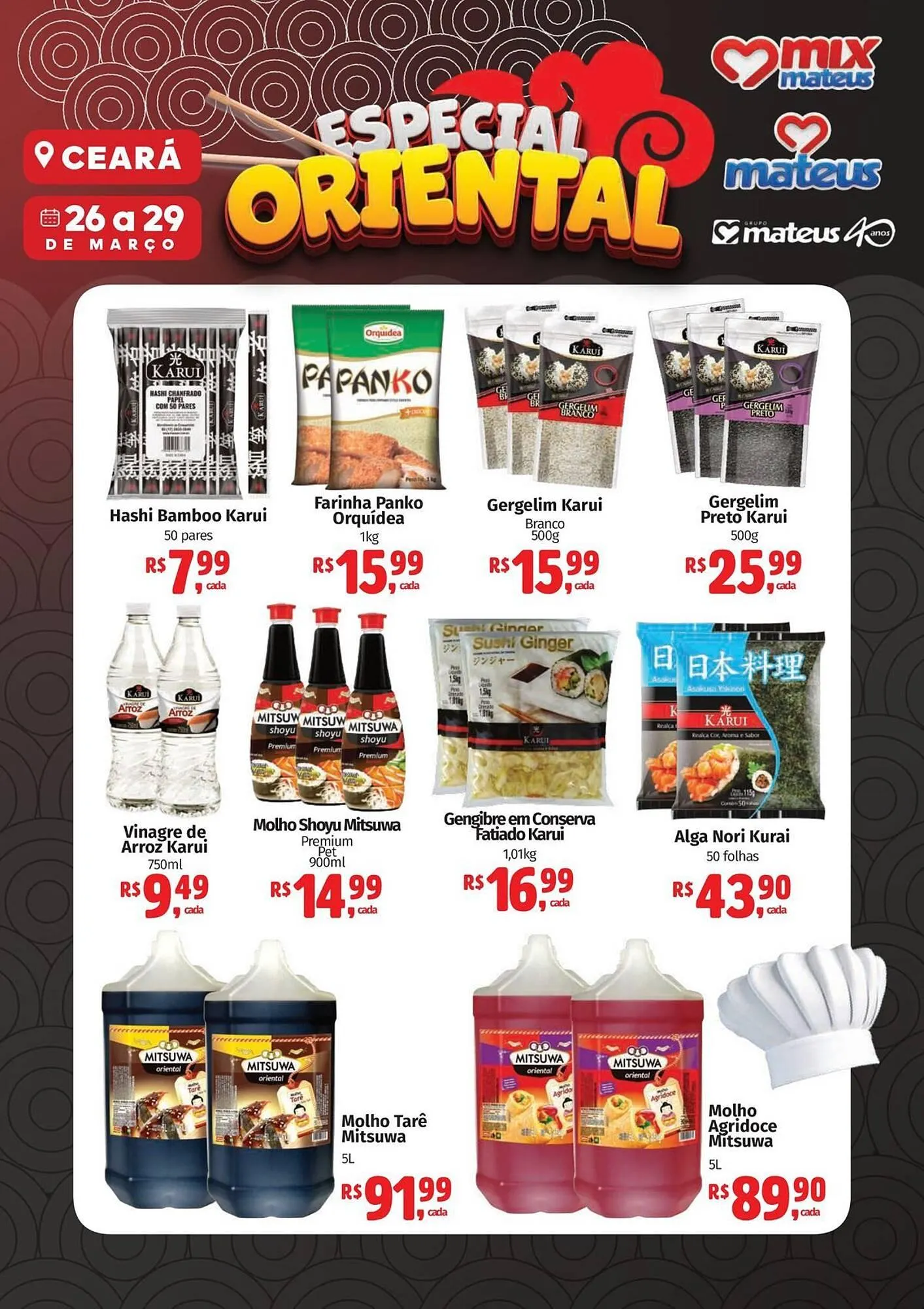 Encarte de Catálogo Supermercados Mateus 26 de março até 29 de março 2026 - Pagina 1