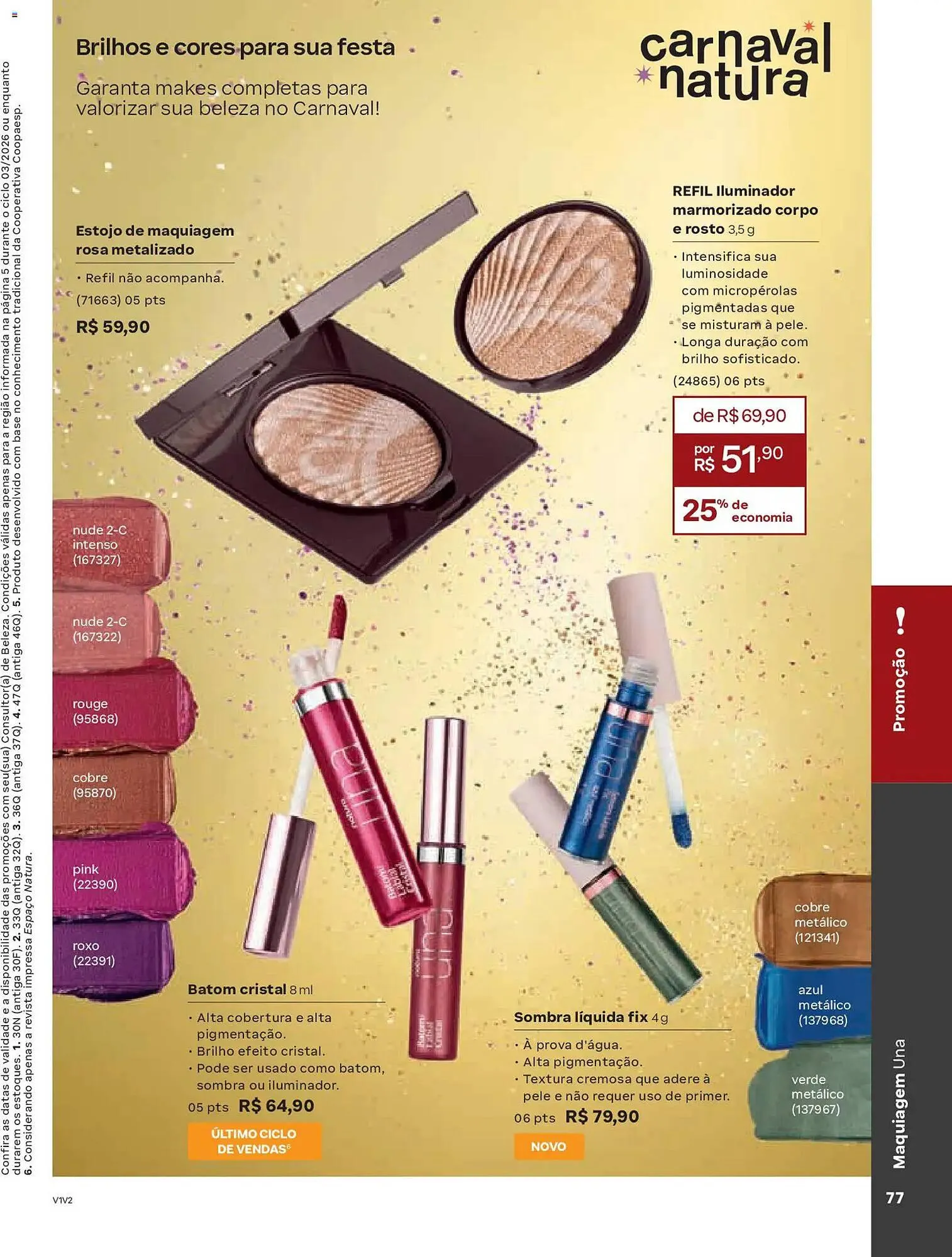 Encarte de Catálogo Natura 4 de fevereiro até 25 de fevereiro 2026 - Pagina 77