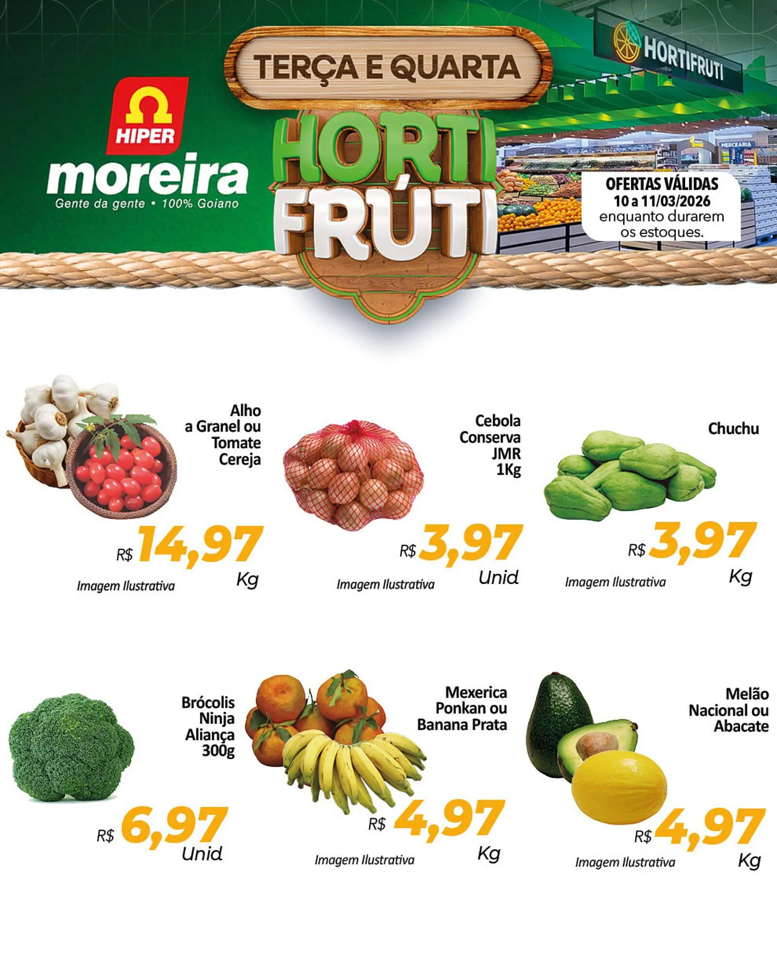 Encarte de Catálogo Hiper Moreira 10 de março até 11 de março 2026 - Pagina 1