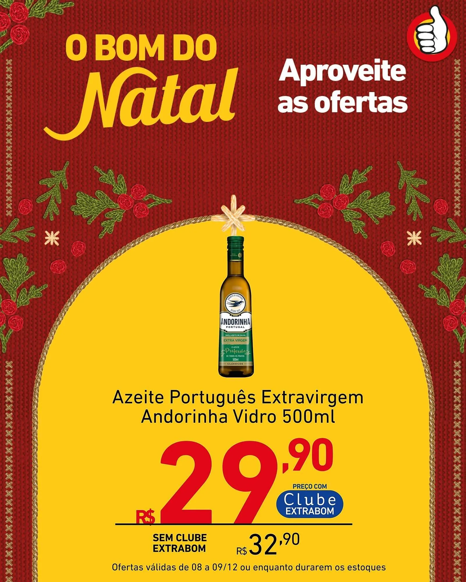 Encarte de Catálogo Extrabom Supermercados 8 de dezembro até 9 de dezembro 2025 - Pagina 1