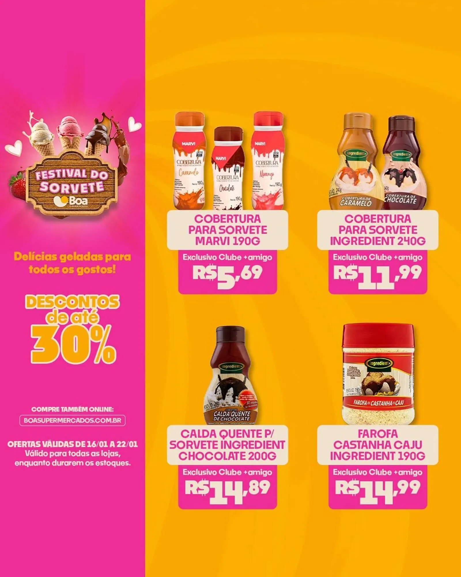 Encarte de Tabloide Boa Supermercados 19 de janeiro até 22 de janeiro 2026 - Pagina 2