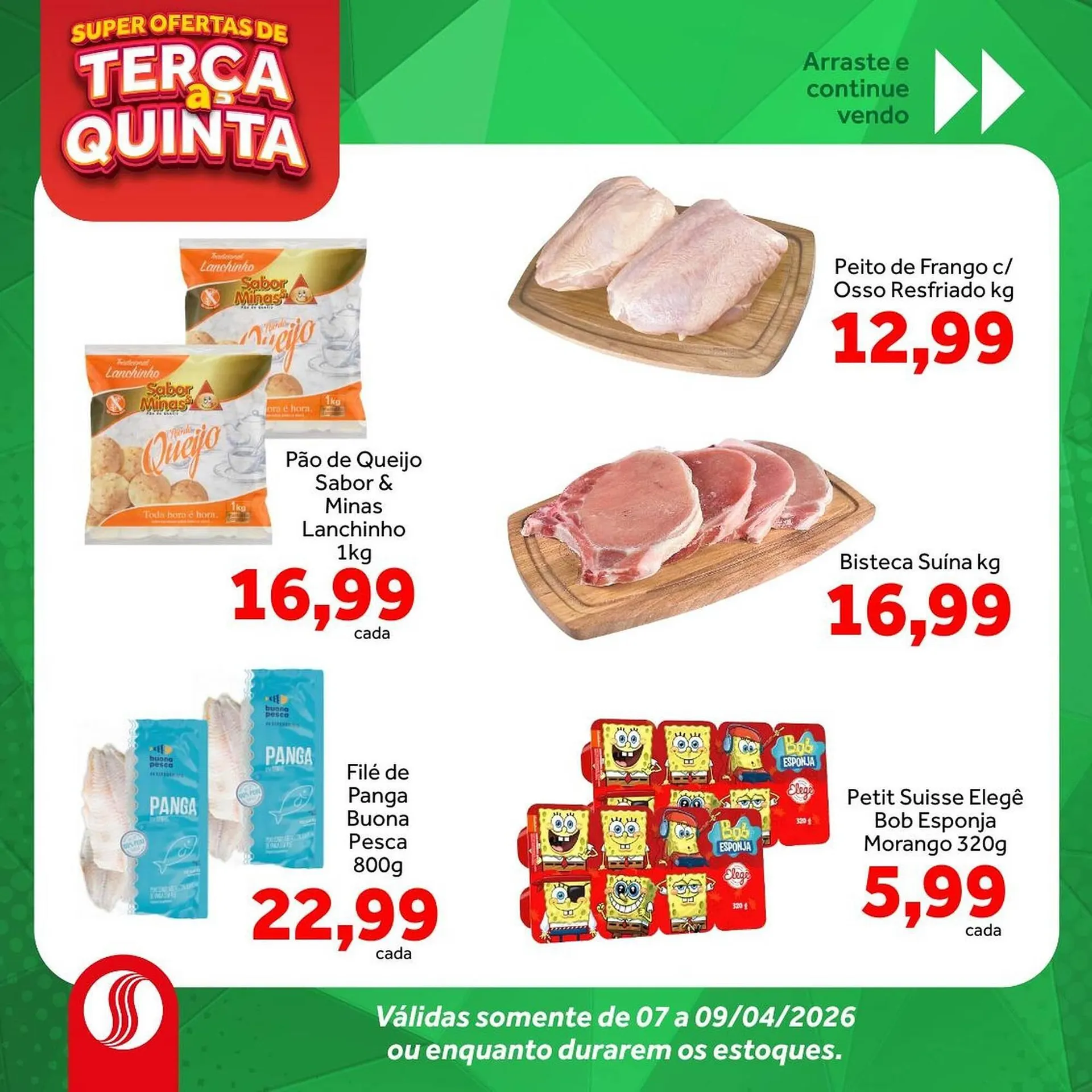 Encarte de Folheto Shibata Supermercados 7 de abril até 9 de abril 2026 - Pagina 3