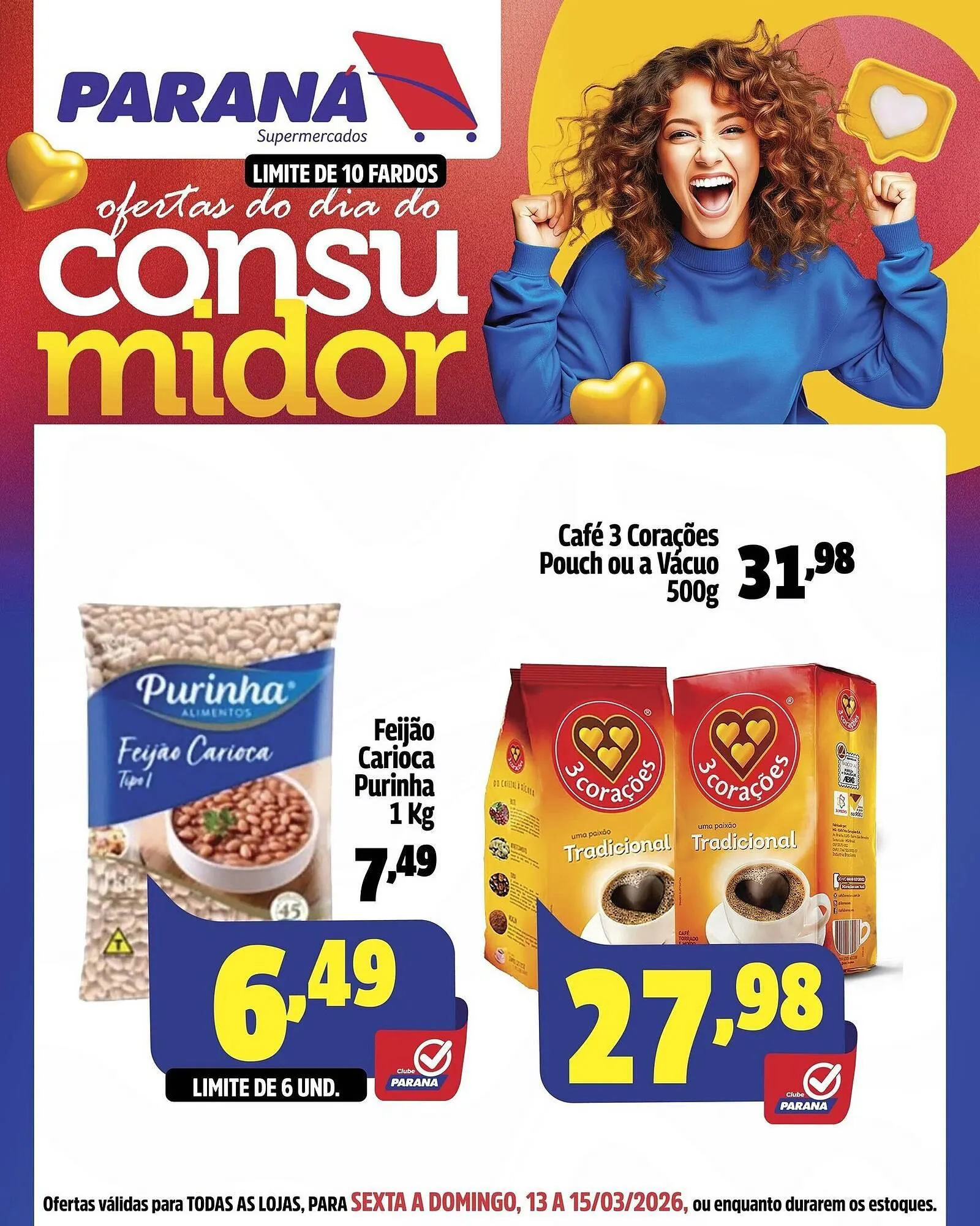 Encarte de Folheto Supermercado Paraná 13 de março até 15 de março 2026 - Pagina 3