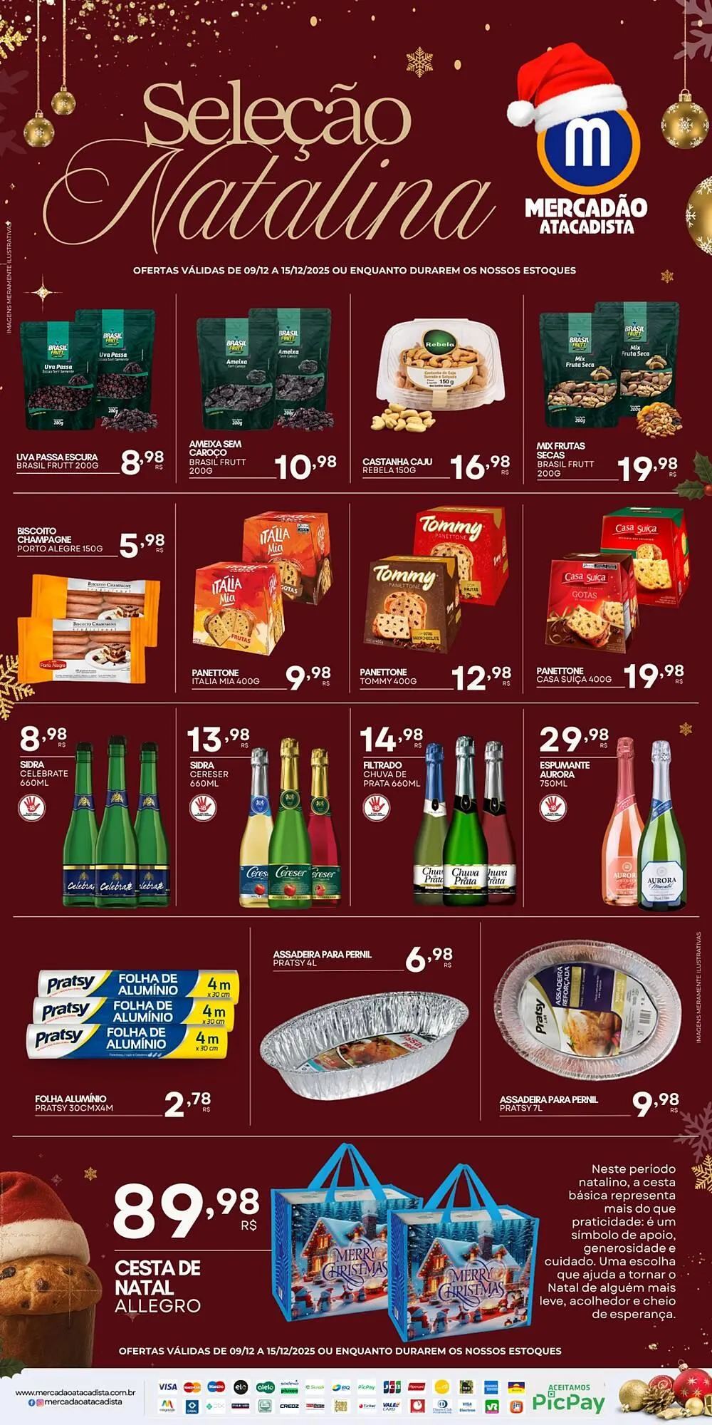 Encarte de Folheto Mercadão Atacadista 9 de dezembro até 15 de dezembro 2025 - Pagina 1