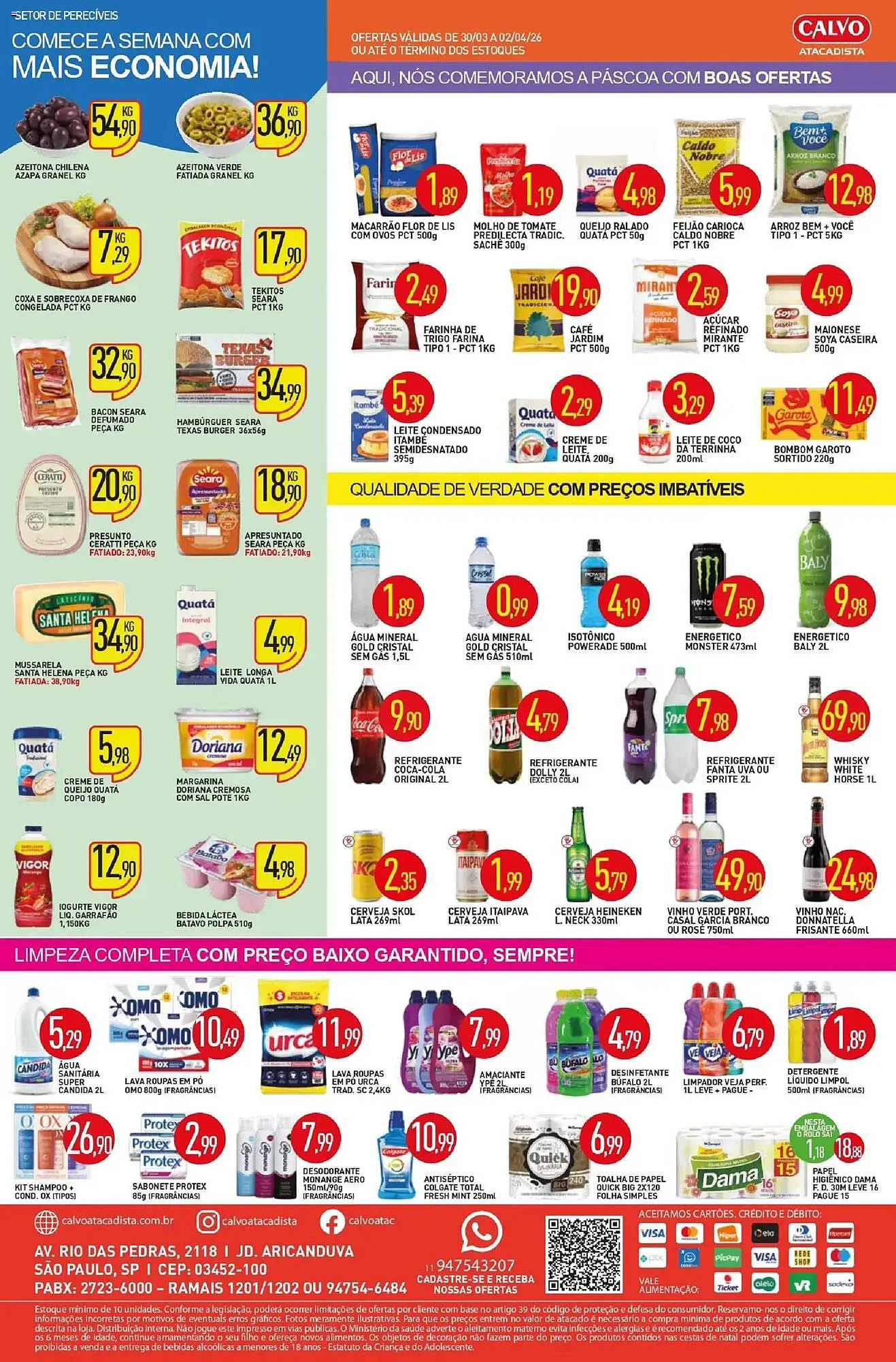 Encarte de Folheto Calvo Atacadista 31 de março até 2 de abril 2026 - Pagina 2