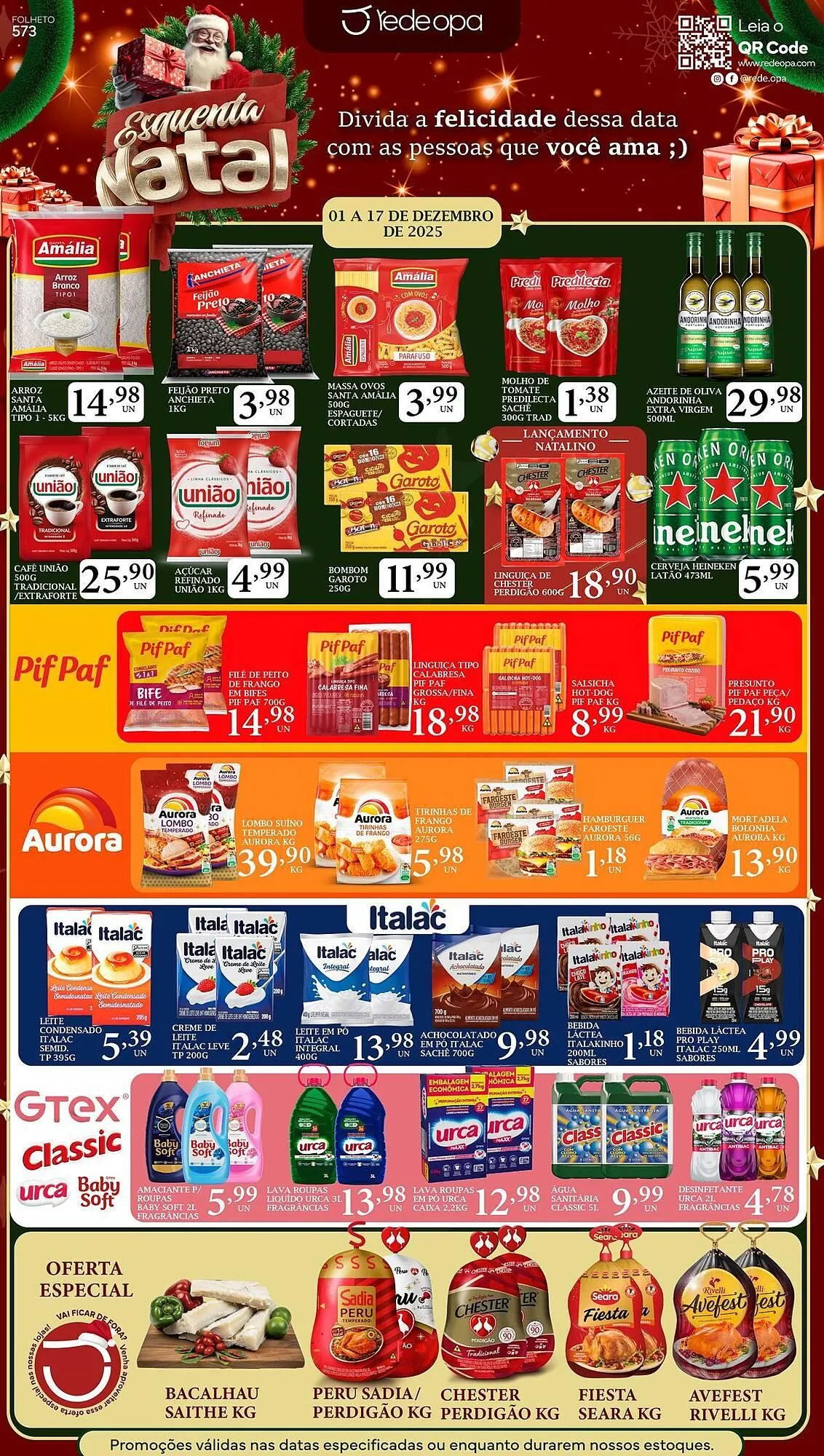 Encarte de Catálogo Rede Opa 3 de dezembro até 17 de dezembro 2025 - Pagina 1