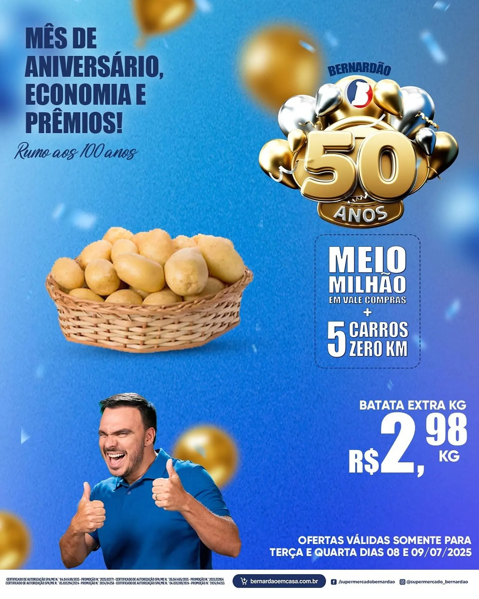 Encarte de Catálogo Supermercado Bernardão 8 de julho até 9 de julho 2025 - Pagina 5