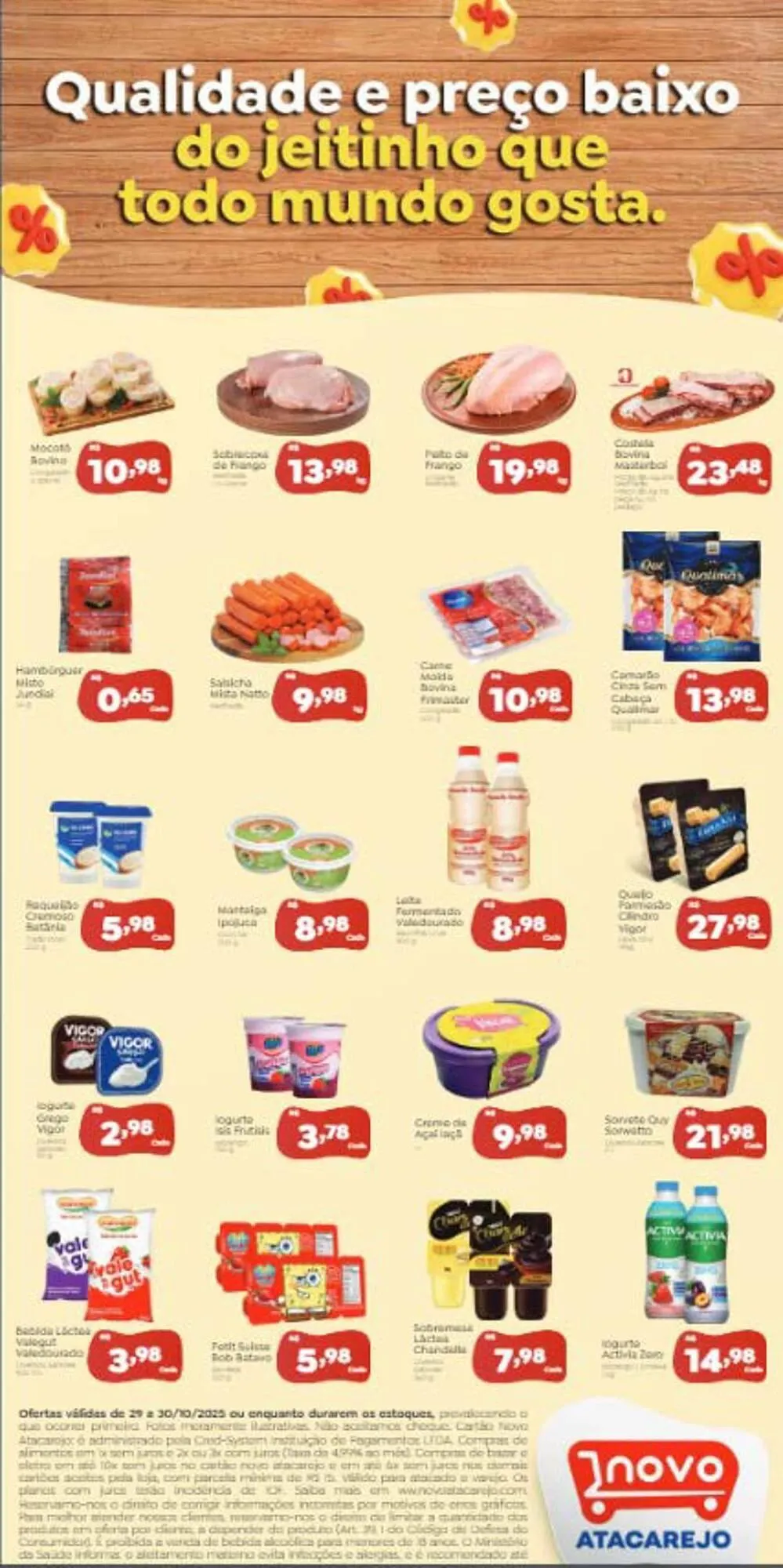 Encarte de Folheto Novo Atacarejo 29 de outubro até 30 de outubro 2025 - Pagina 2
